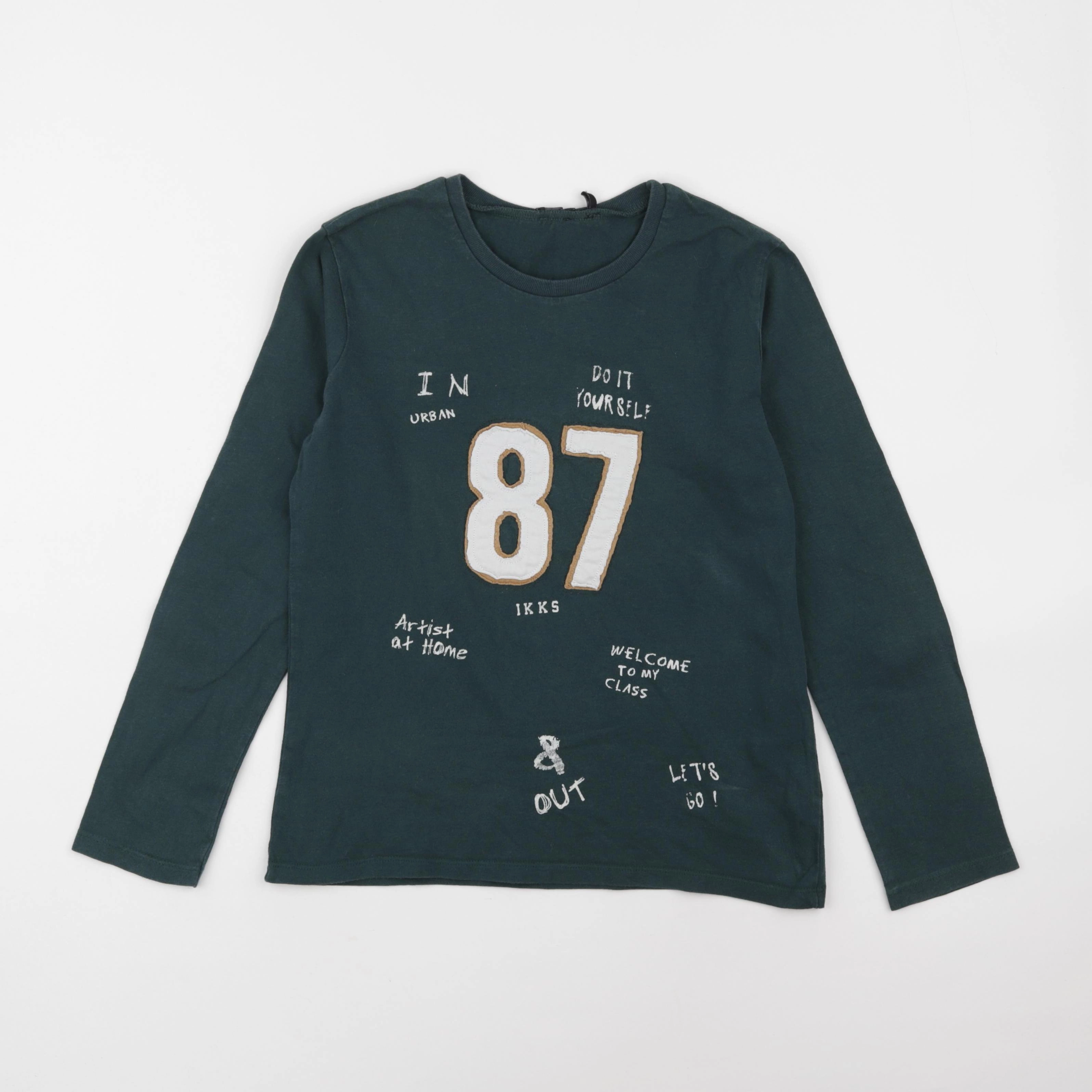 IKKS - tee-shirt vert - 10 ans