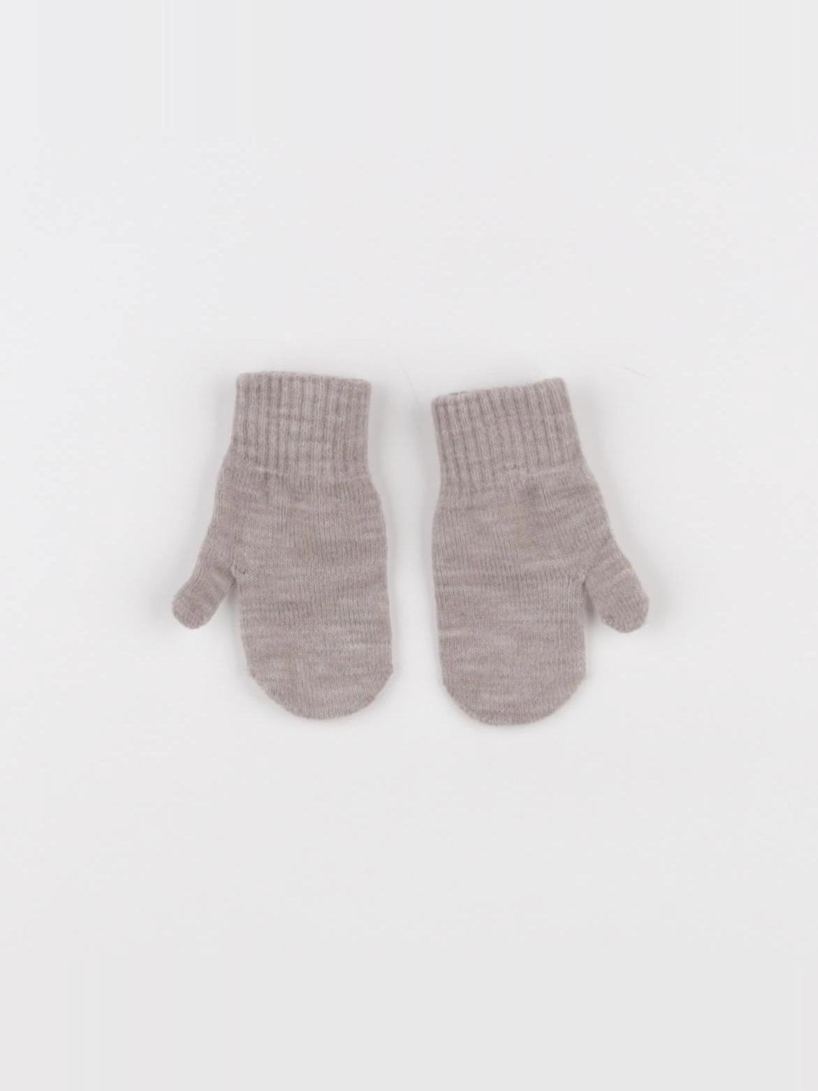 H&M - gants beige - 6 mois