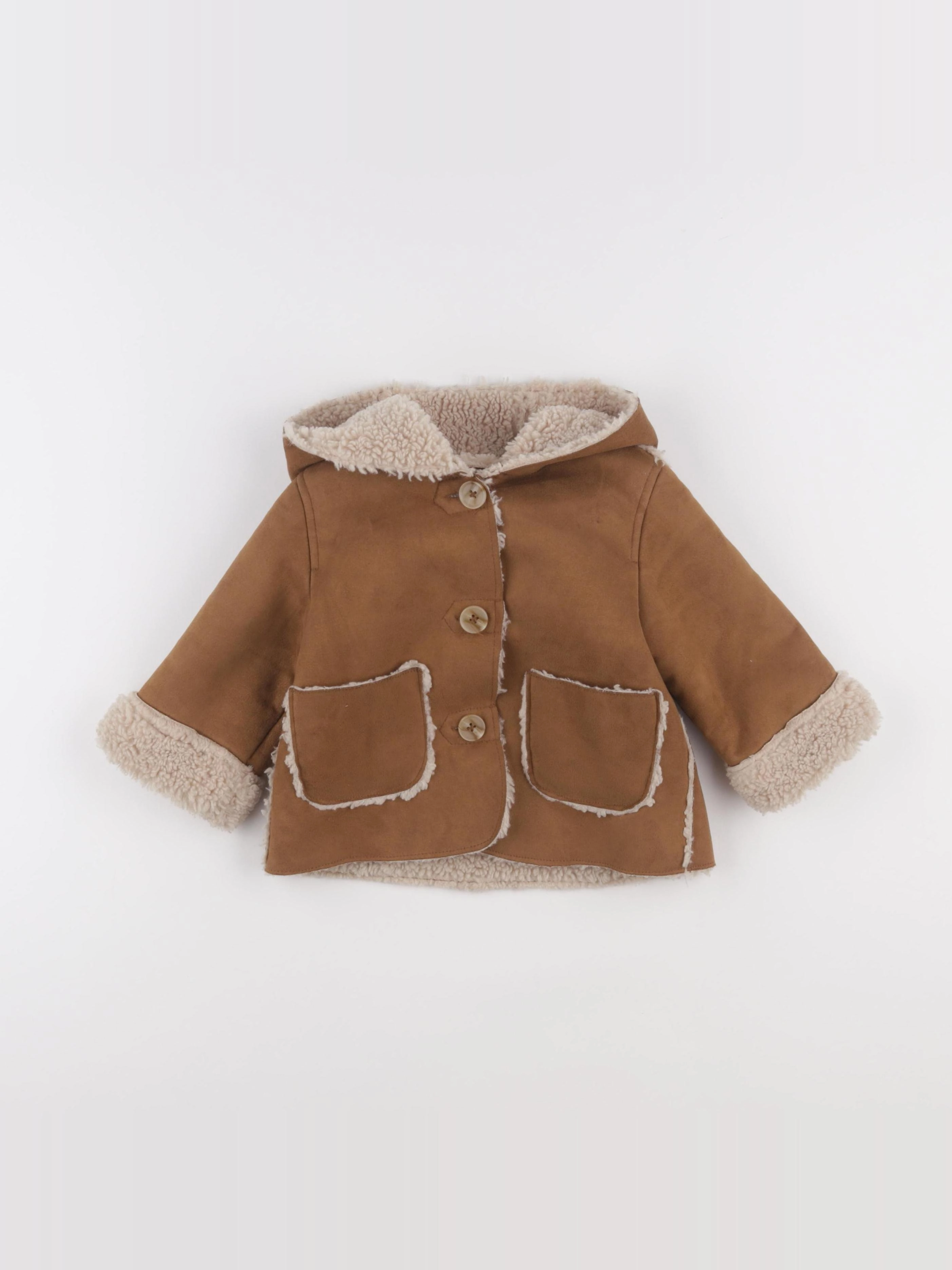 Zara - manteau marron - 9/12 mois