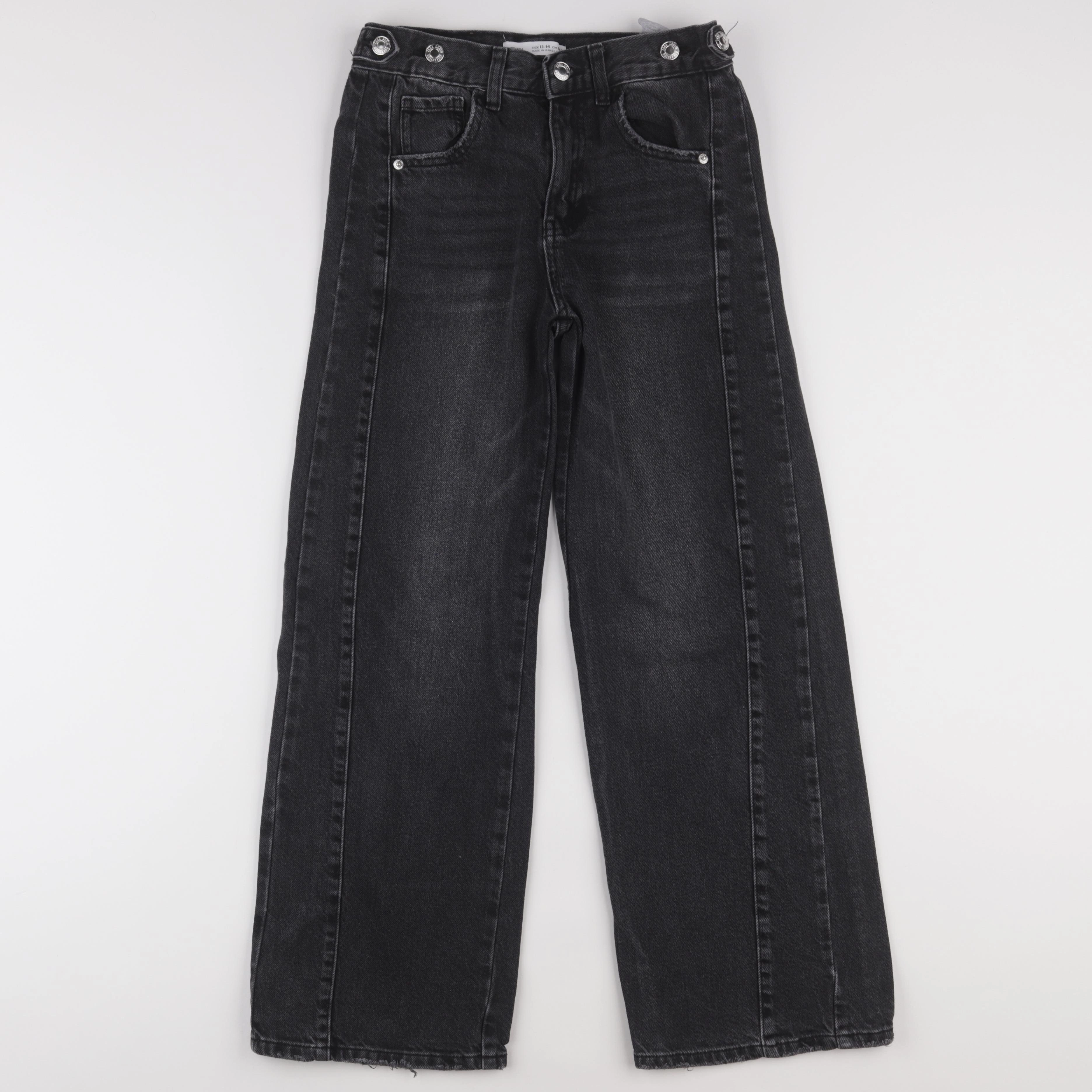 Zara - jean gris, noir - 13/14 ans
