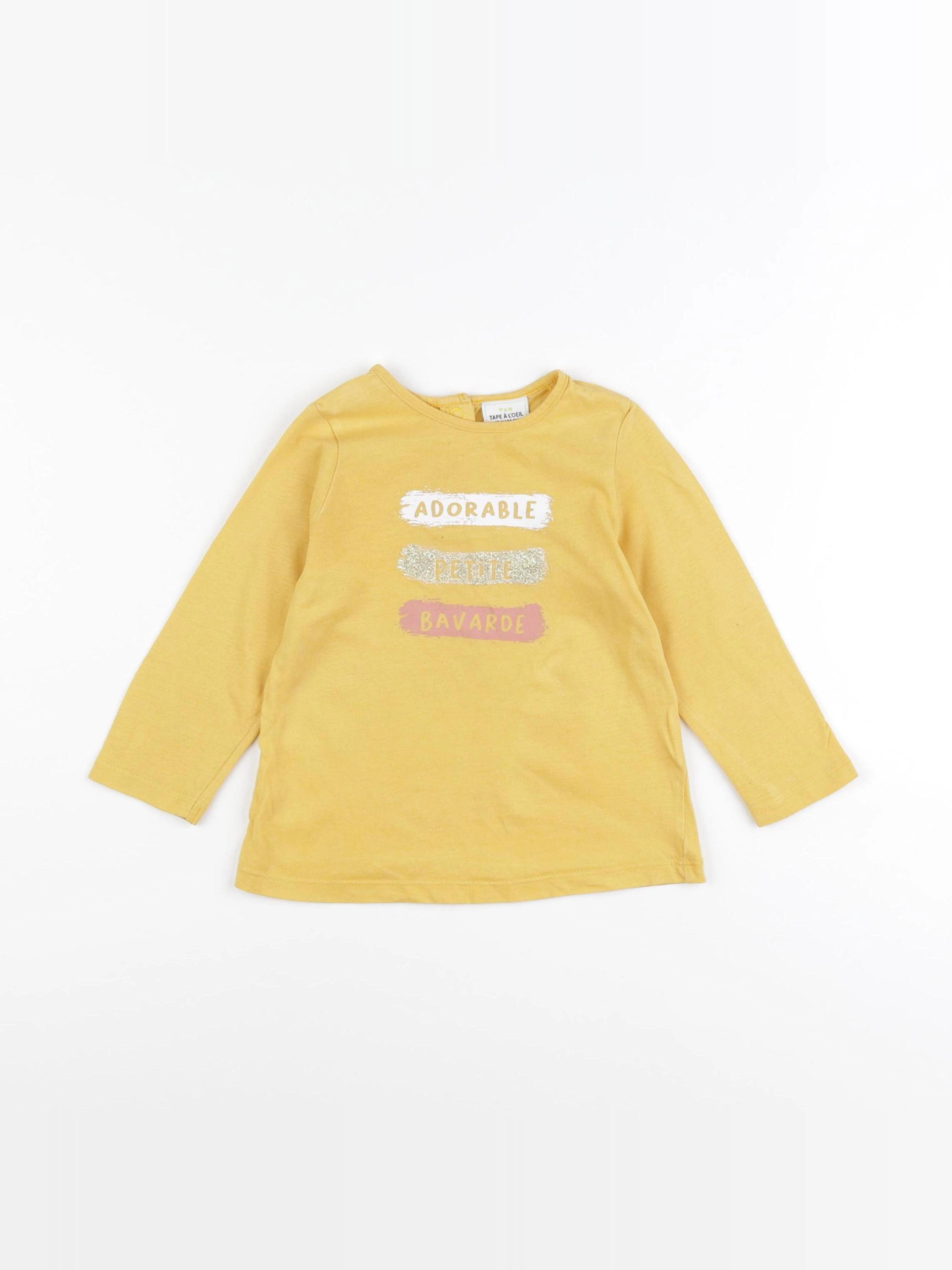 Tape à l'oeil - tee-shirt jaune - 18 mois