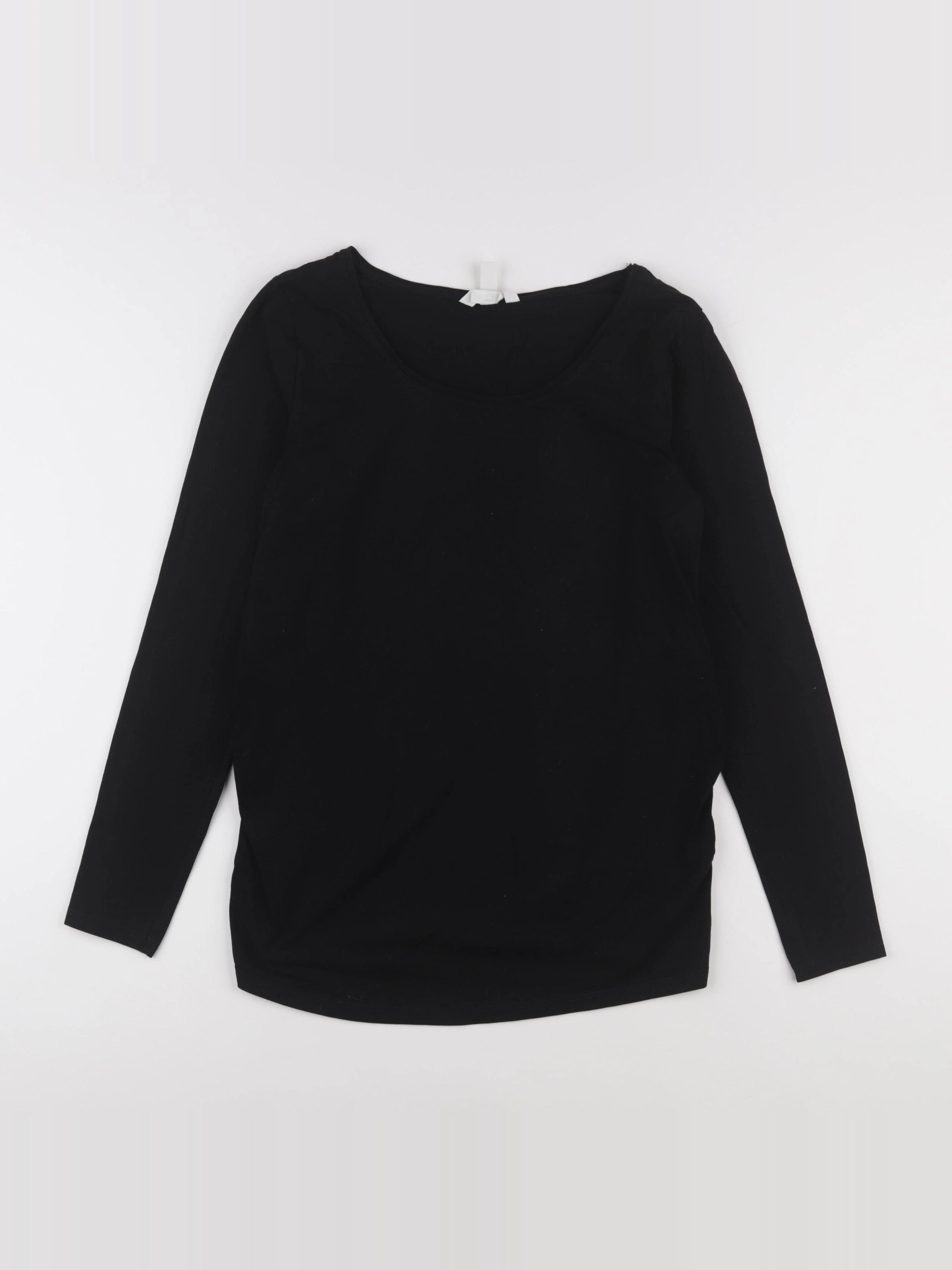 H&M - tee-shirt grossesse noir - 38 à 40