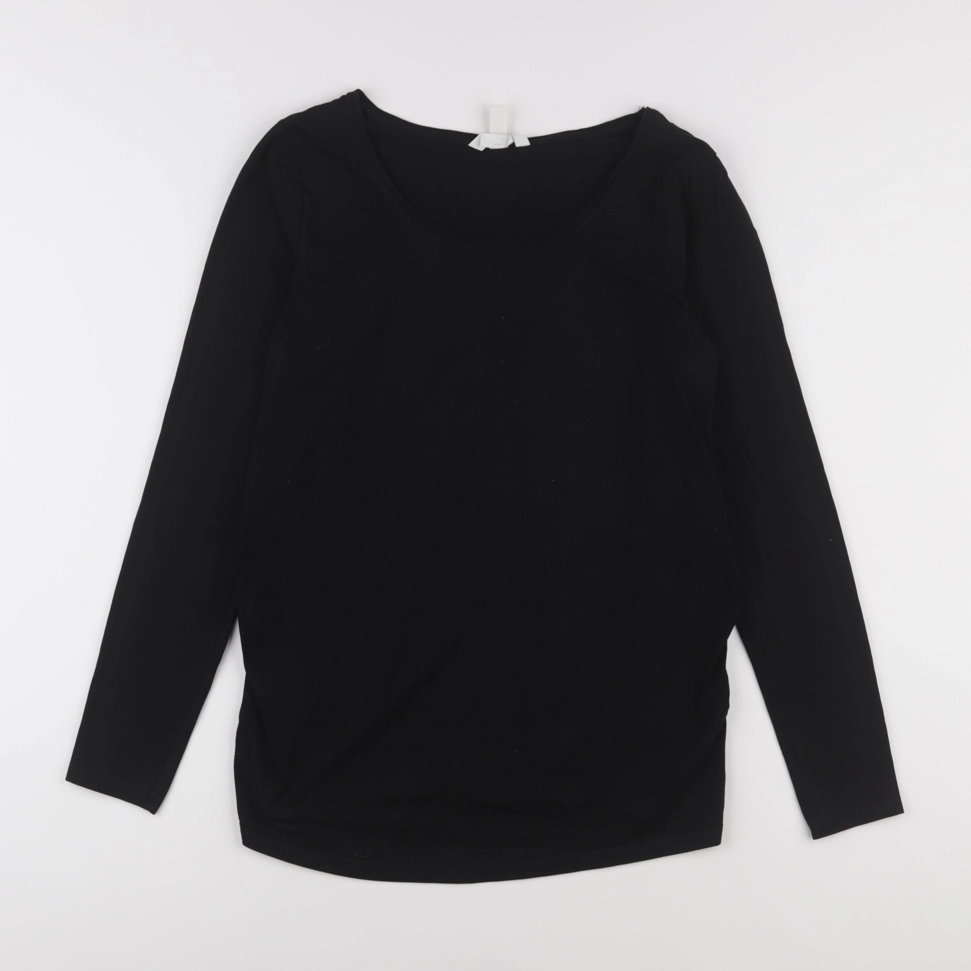 H&M - tee-shirt grossesse noir - 38 à 40