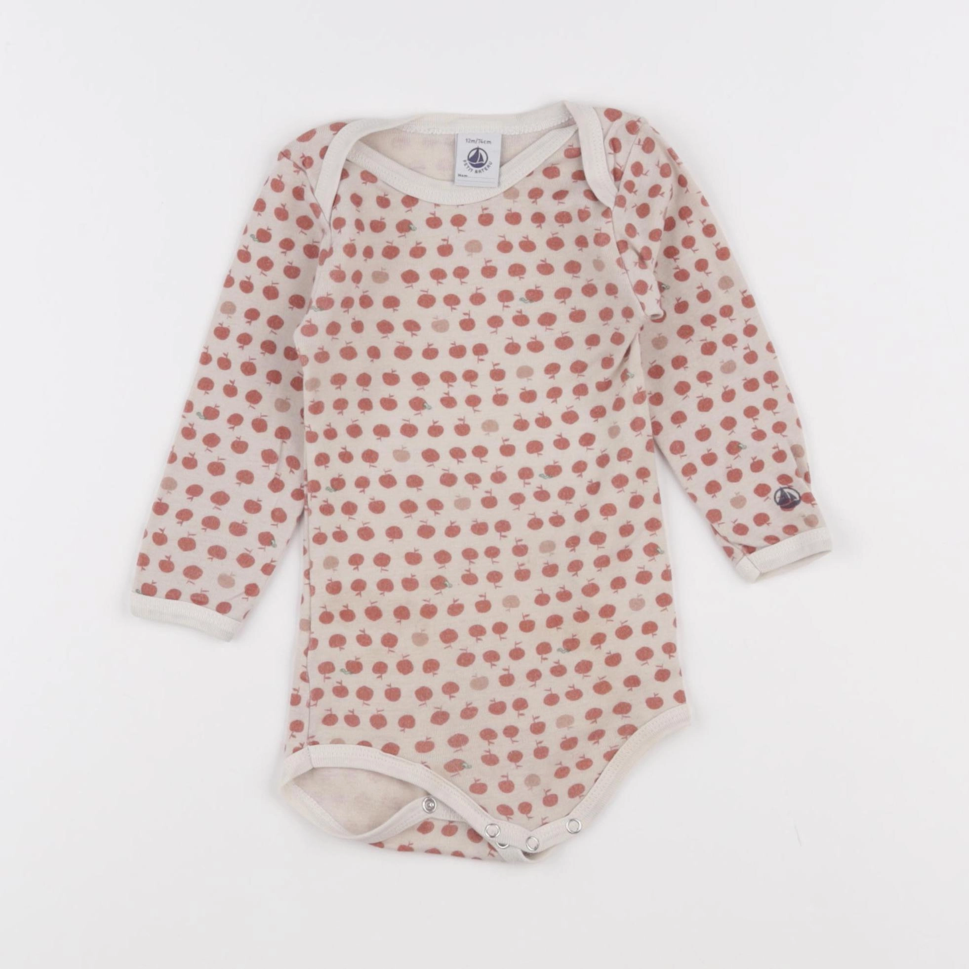 Petit Bateau - body multicolore - 12 mois