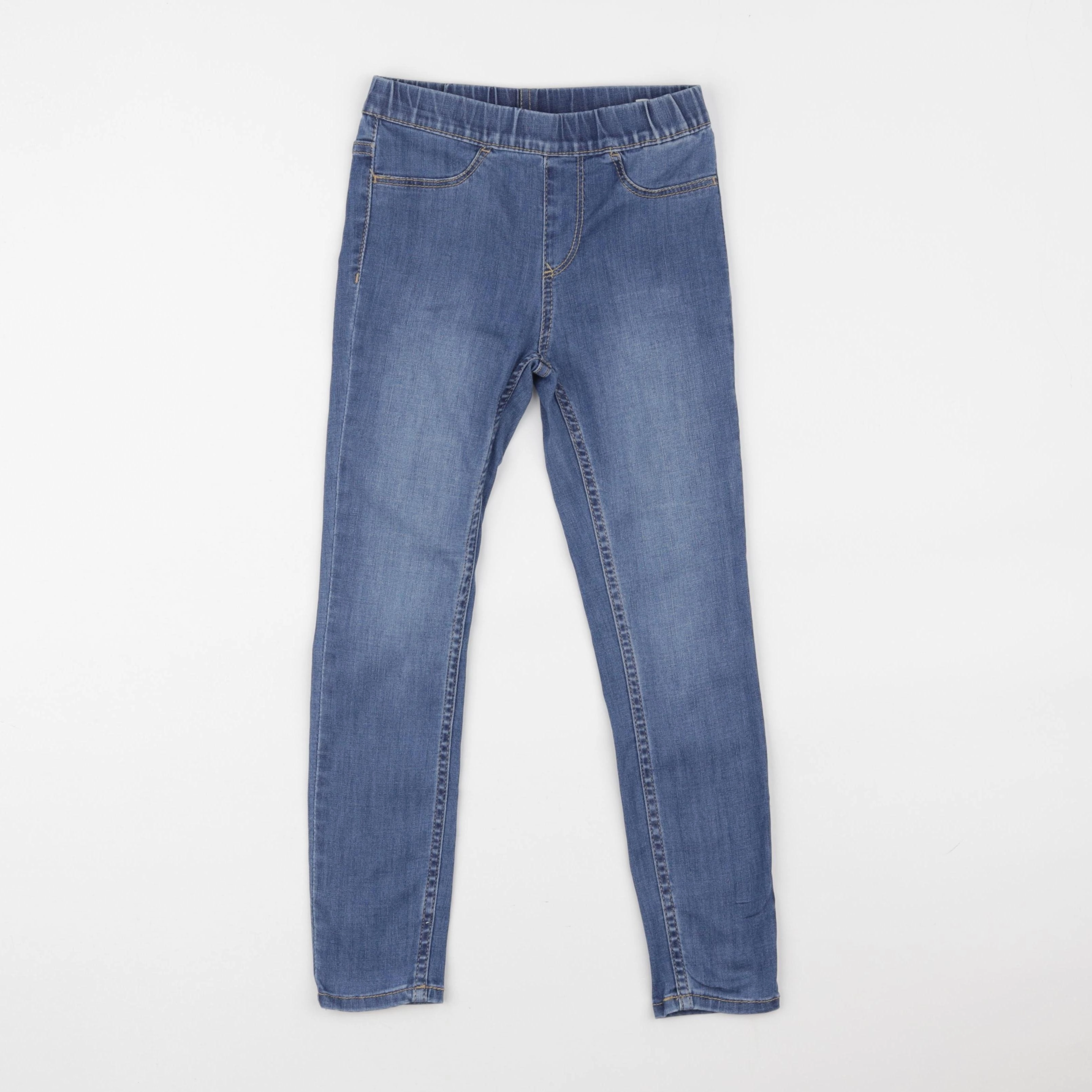H&M - jegging bleu - 5/6 ans