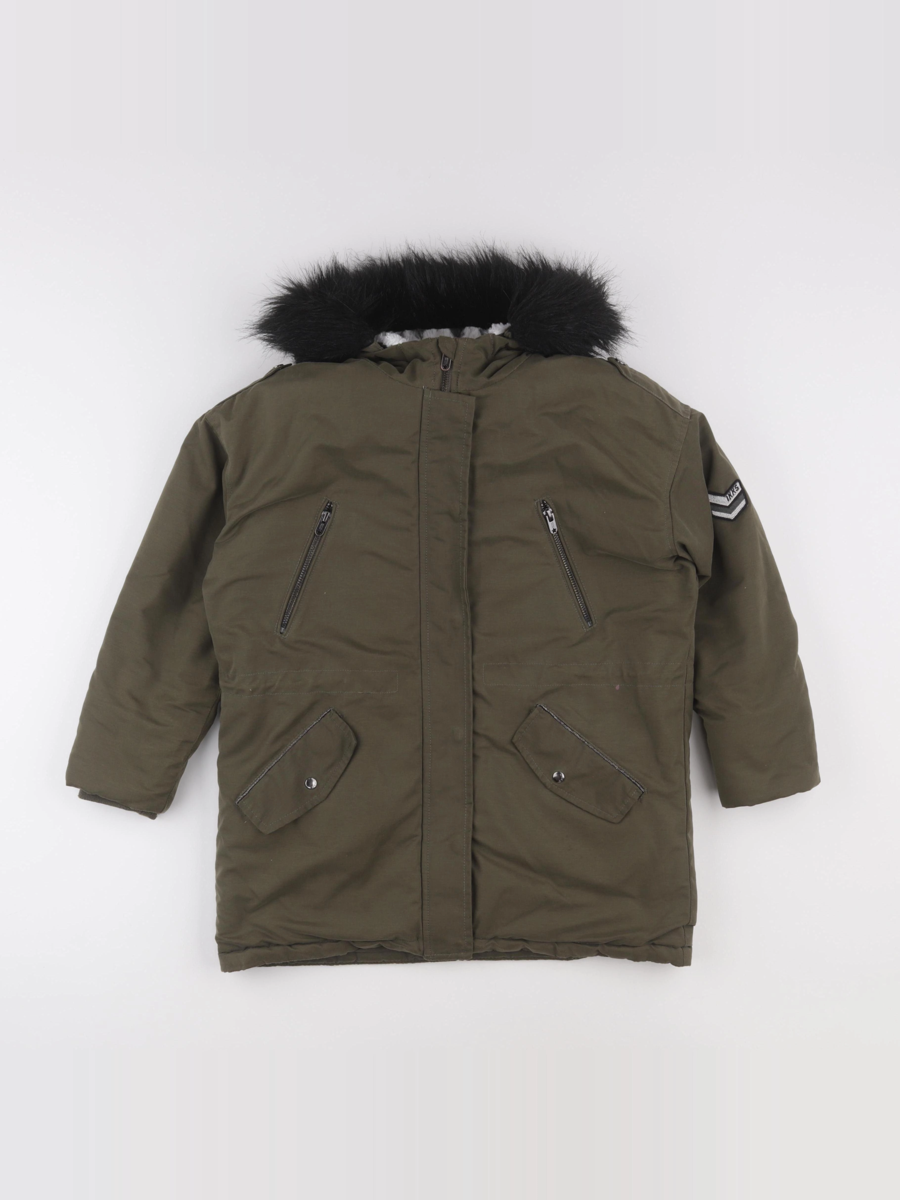 IKKS - manteau vert - 10 ans