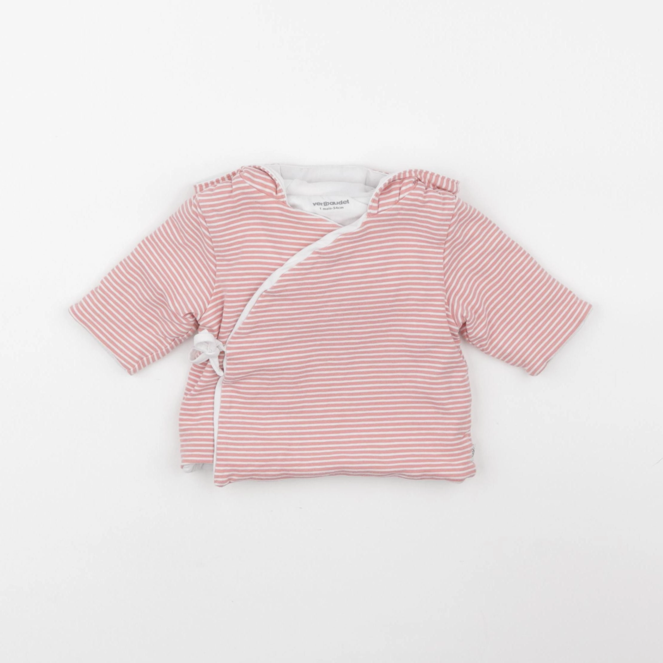 Vertbaudet - veste rose - 1 mois