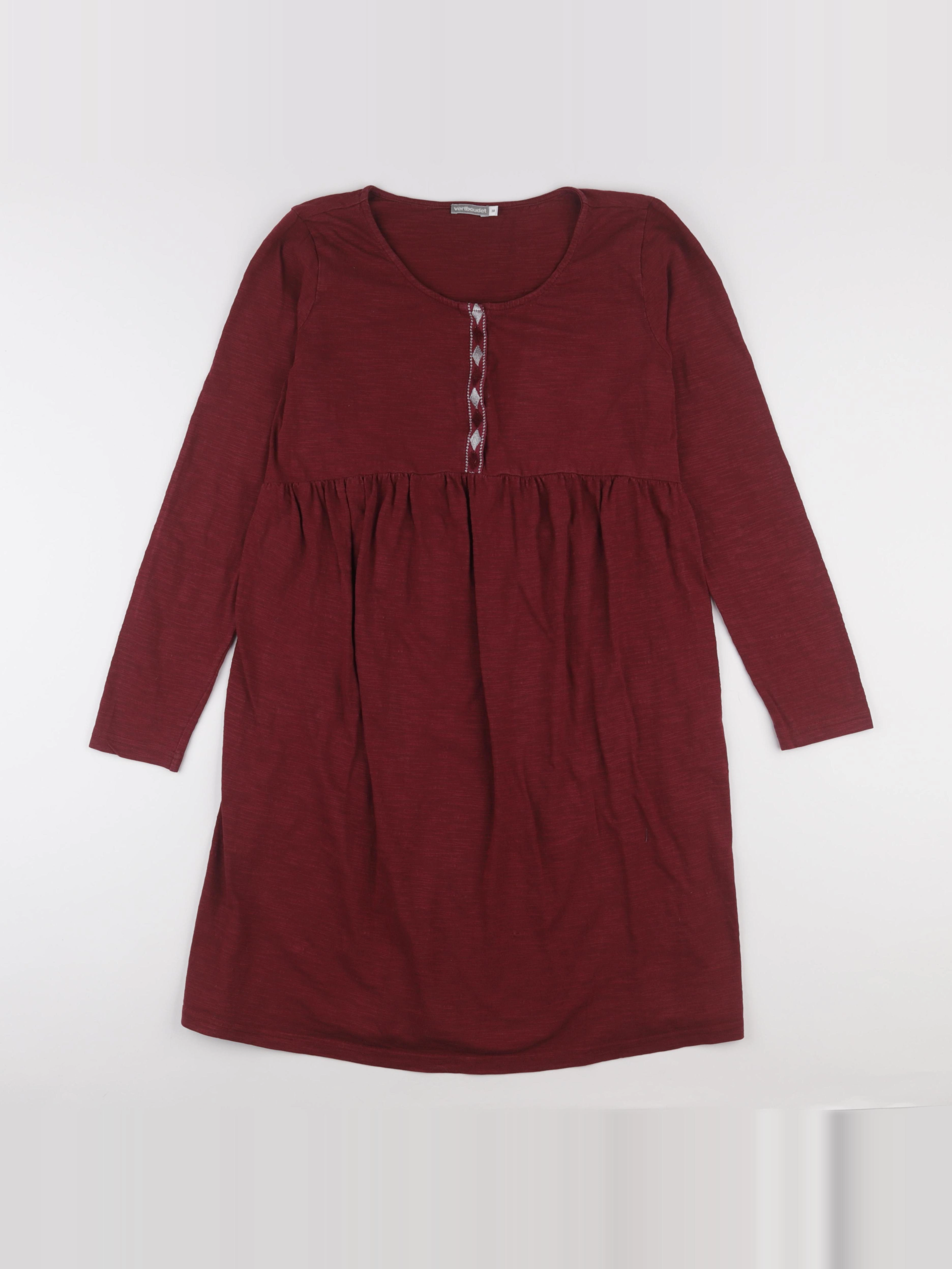 Vertbaudet - robe grossesse rouge - 38