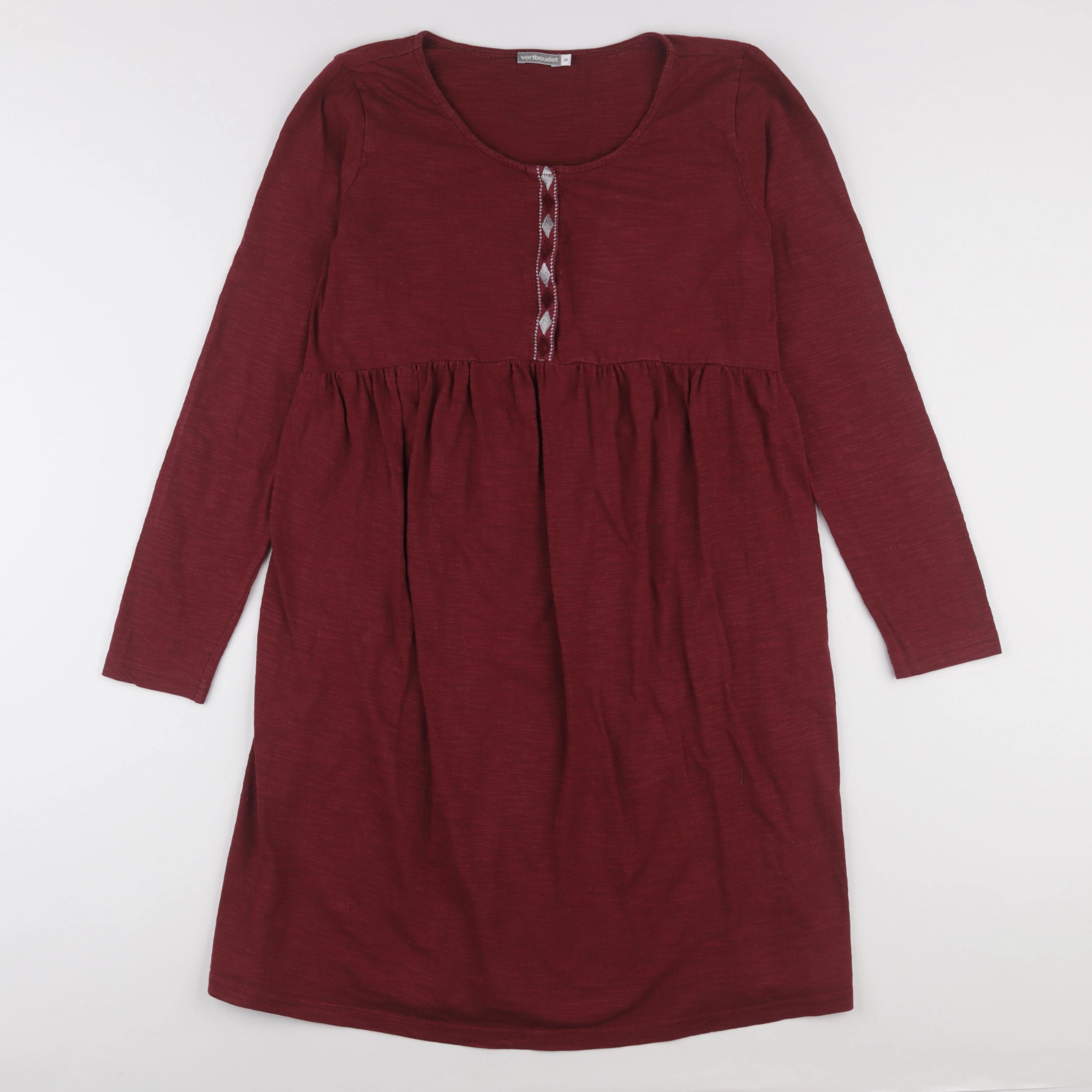Vertbaudet - robe grossesse rouge - 38