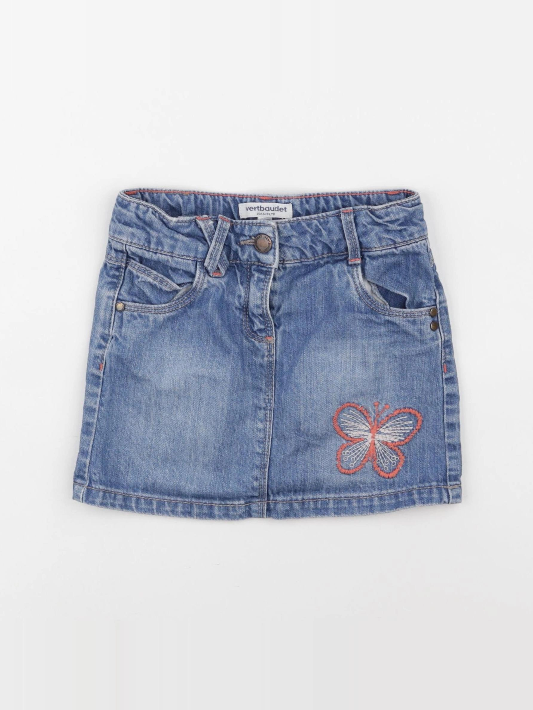 Vertbaudet - jupe bleu - 5 ans