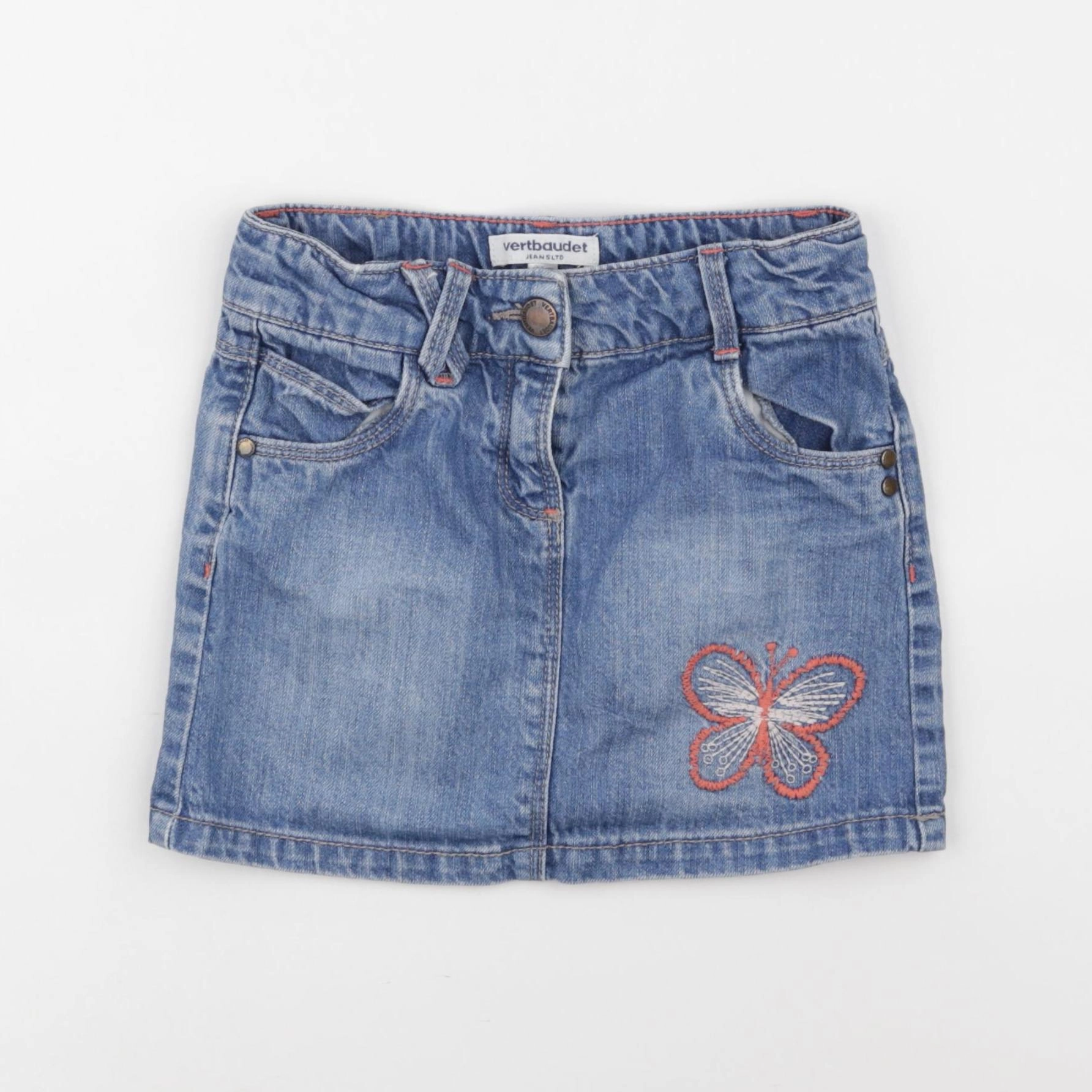 Vertbaudet - jupe bleu - 5 ans