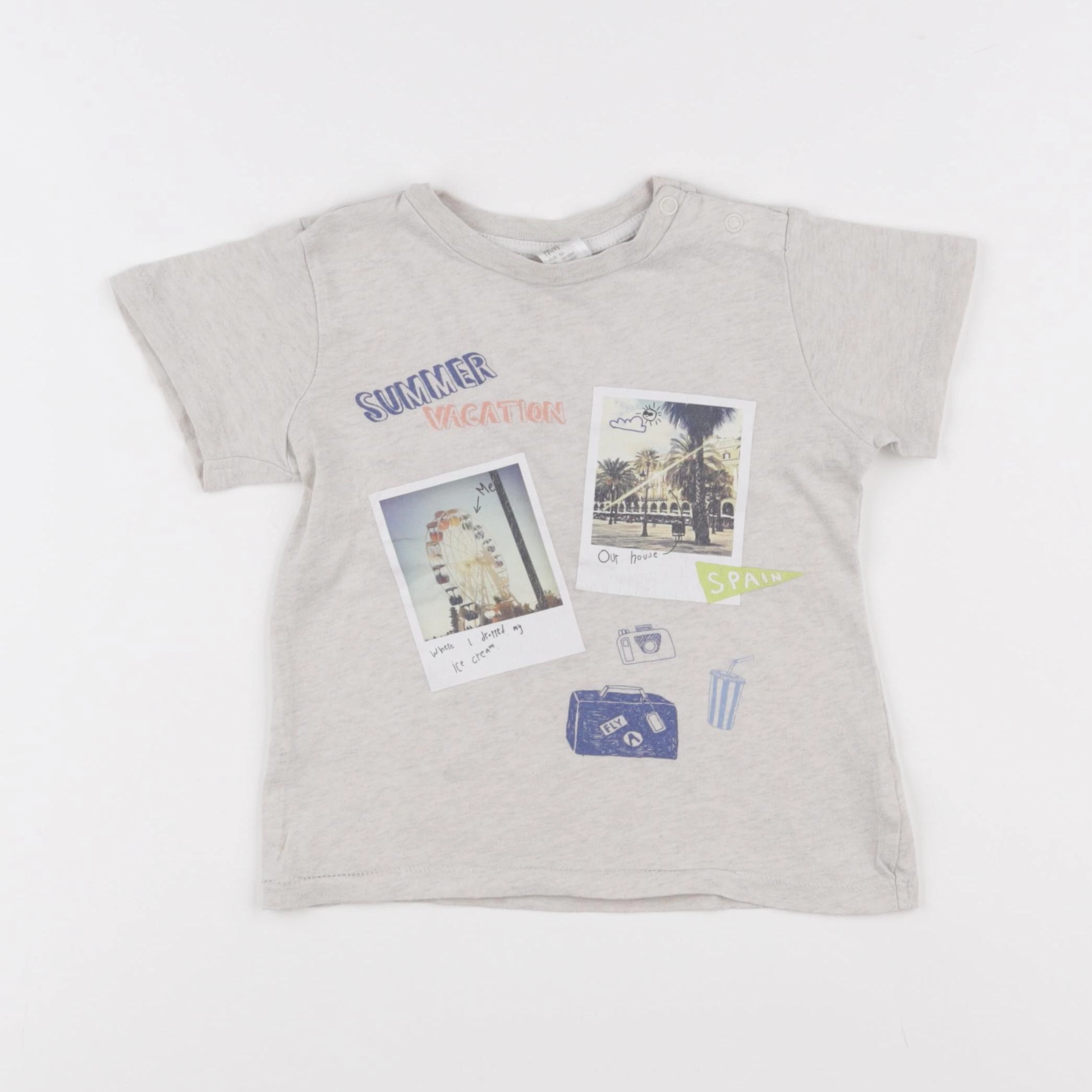 H&M - tee-shirt multicolore - 12/18 mois