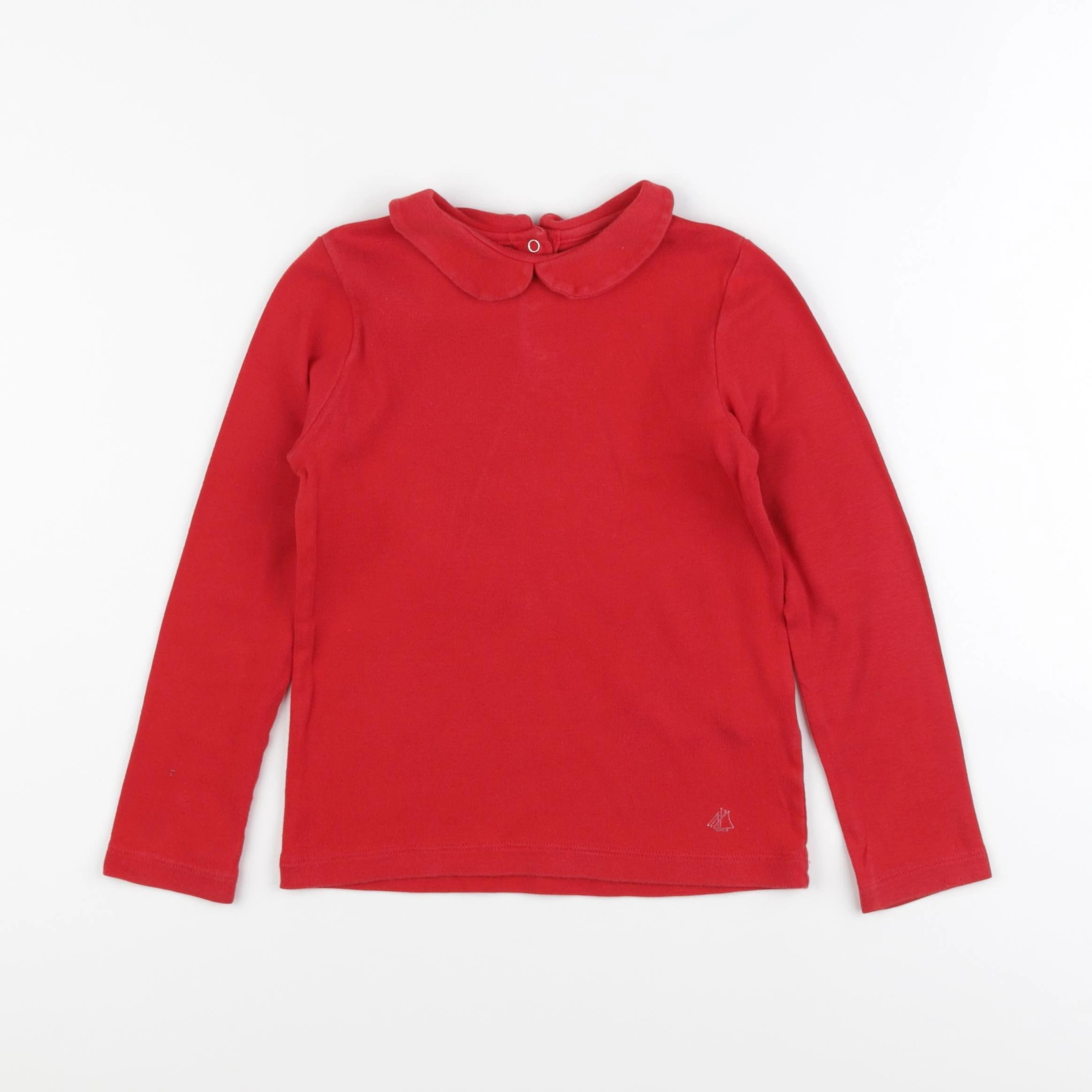 Petit Bateau - tee-shirt rouge - 6 ans