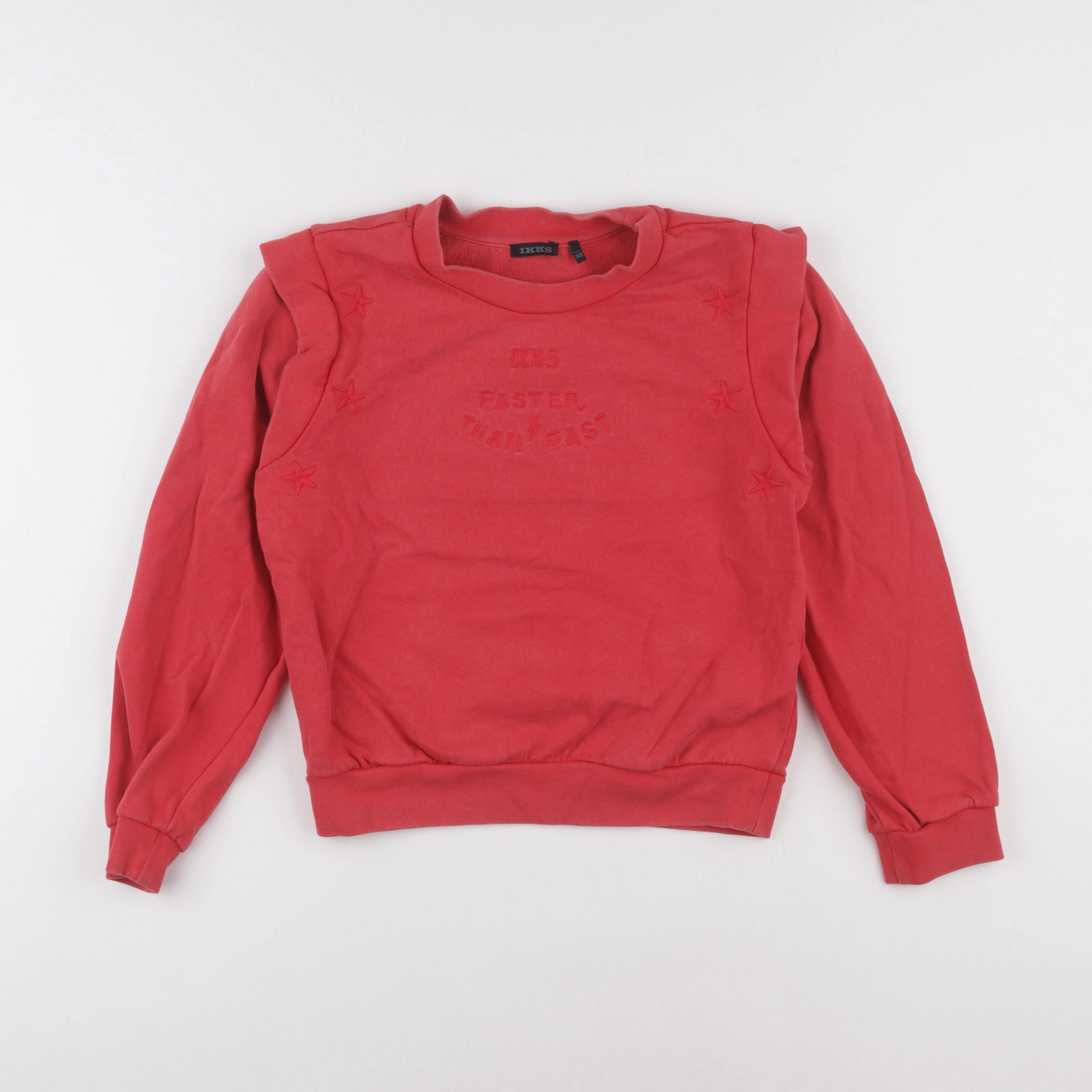 IKKS - sweat rouge - 10 ans
