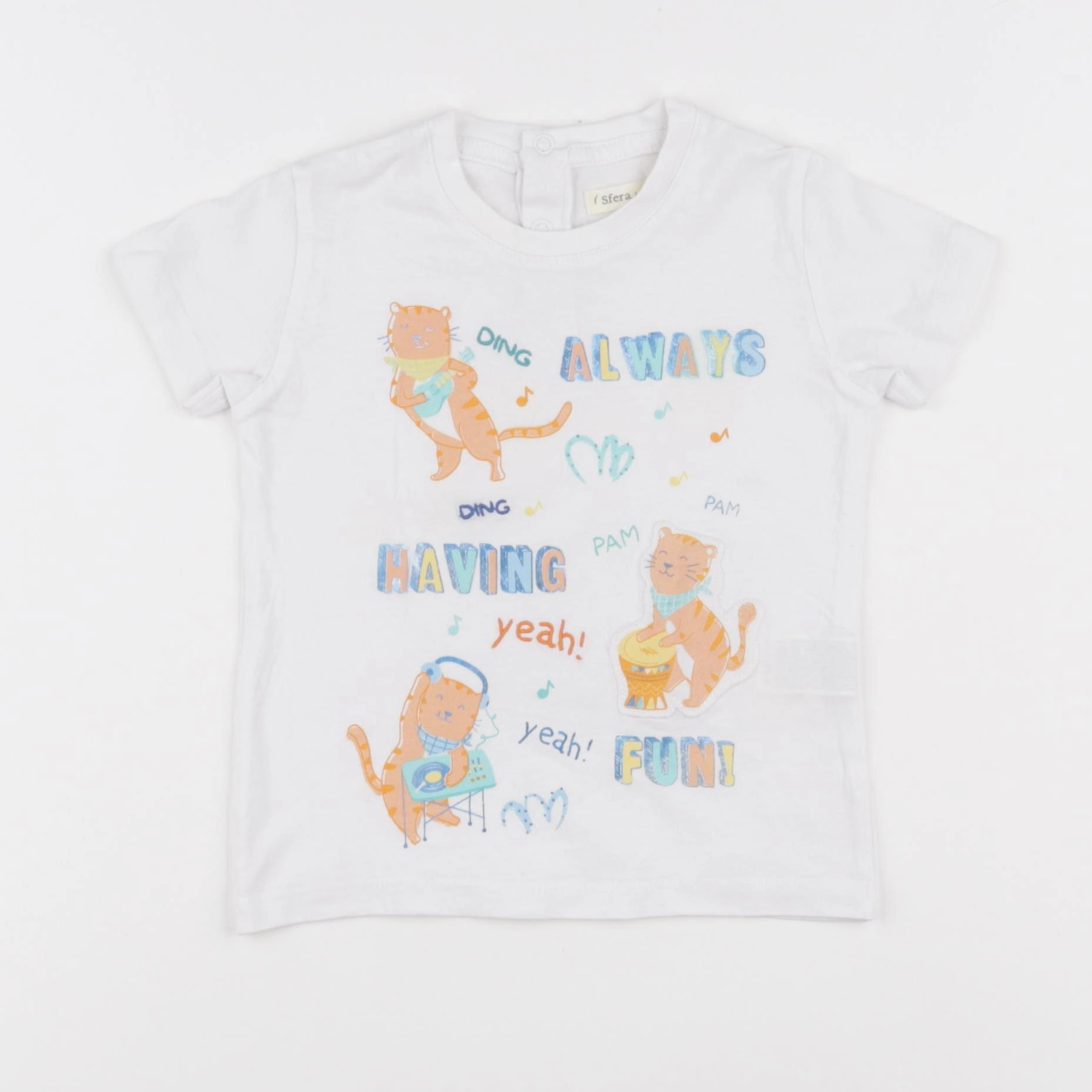 Sfera - tee-shirt multicolore - 12/18 mois