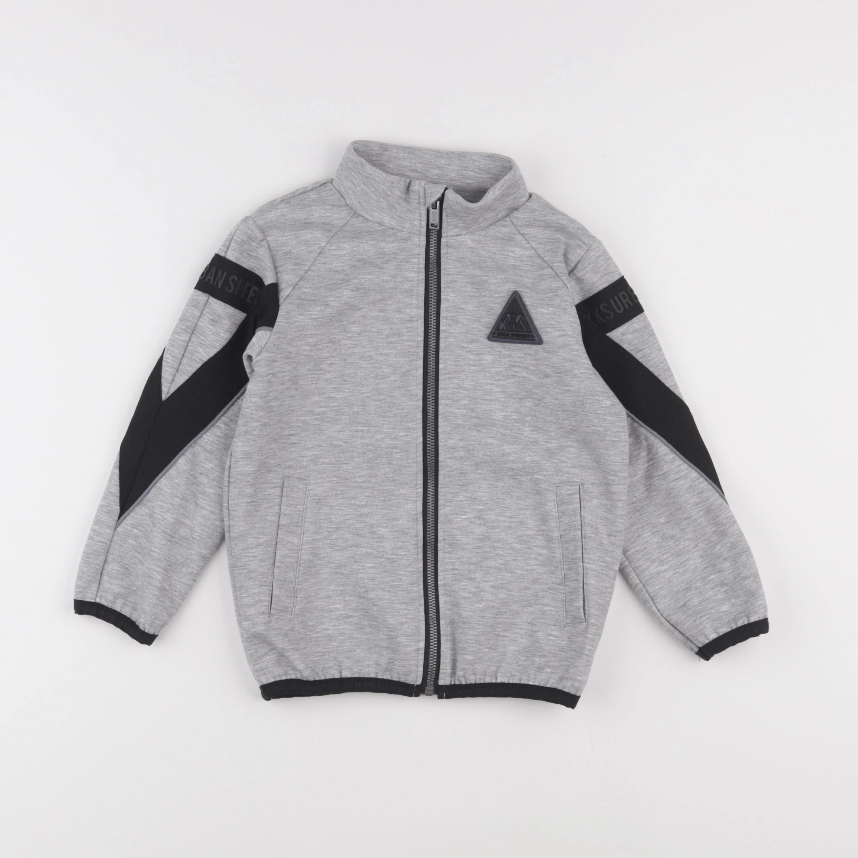 IKKS - sweat gris - 4 ans