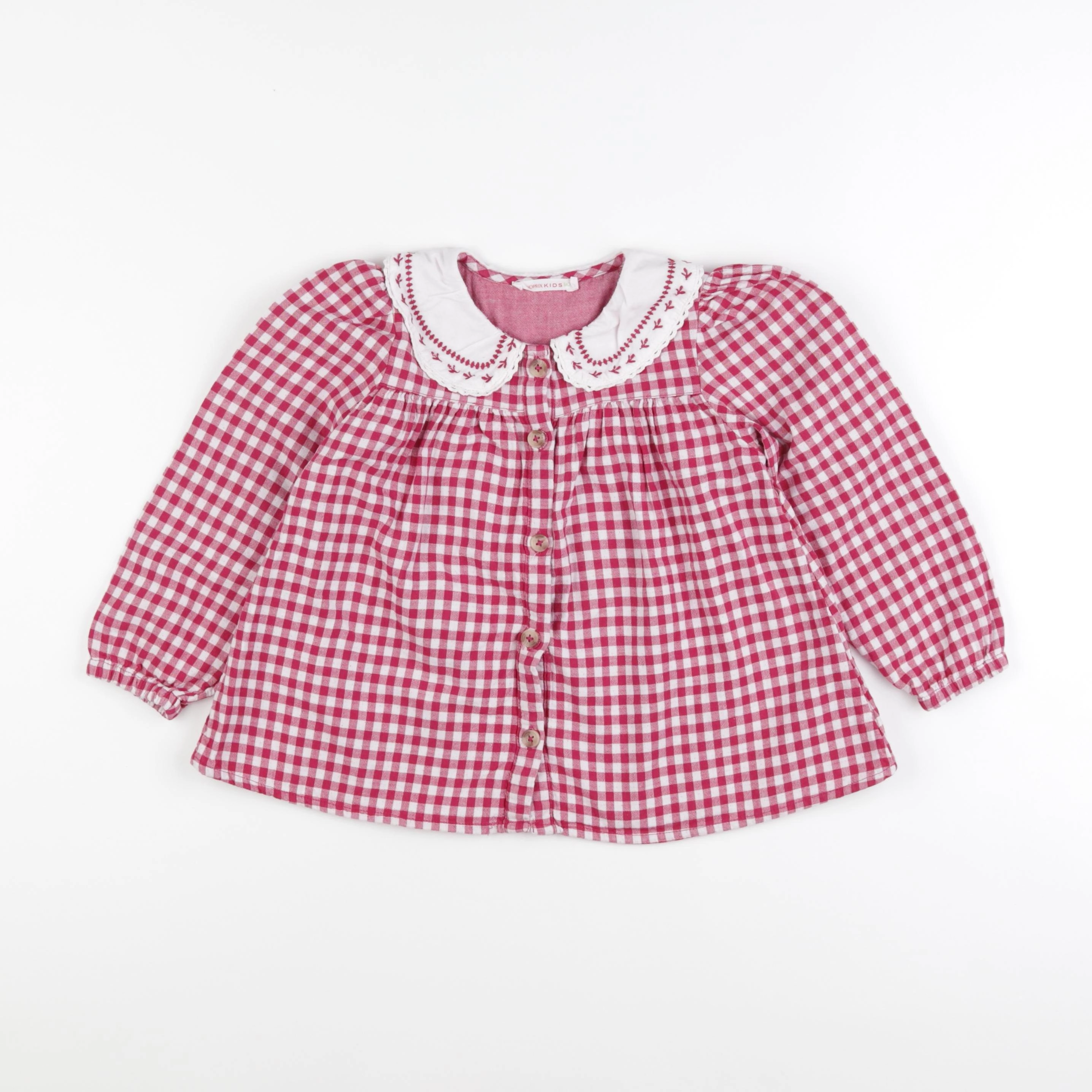 Monoprix - blouse rose - 6 ans