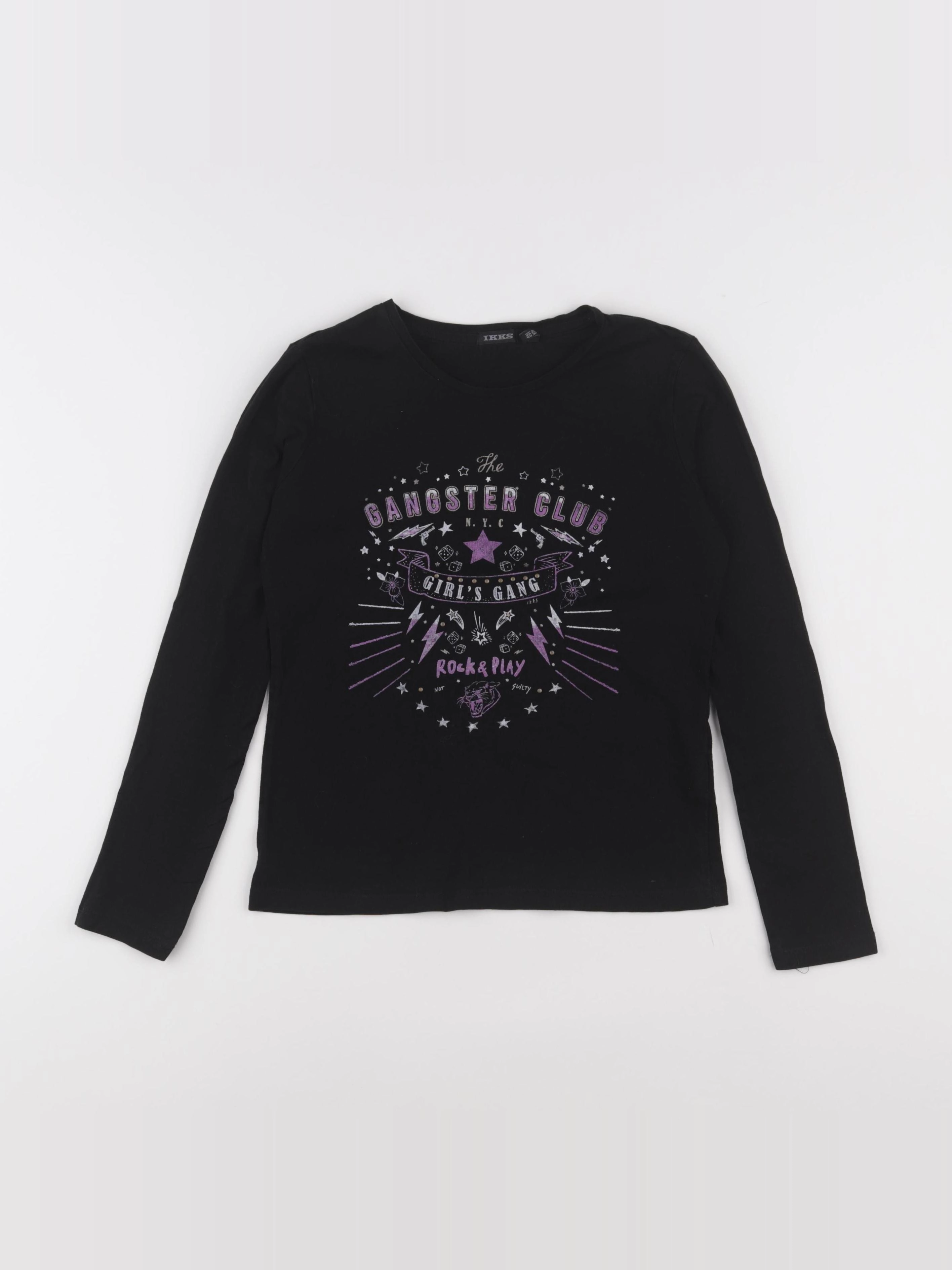 IKKS - tee-shirt violet - 10 ans