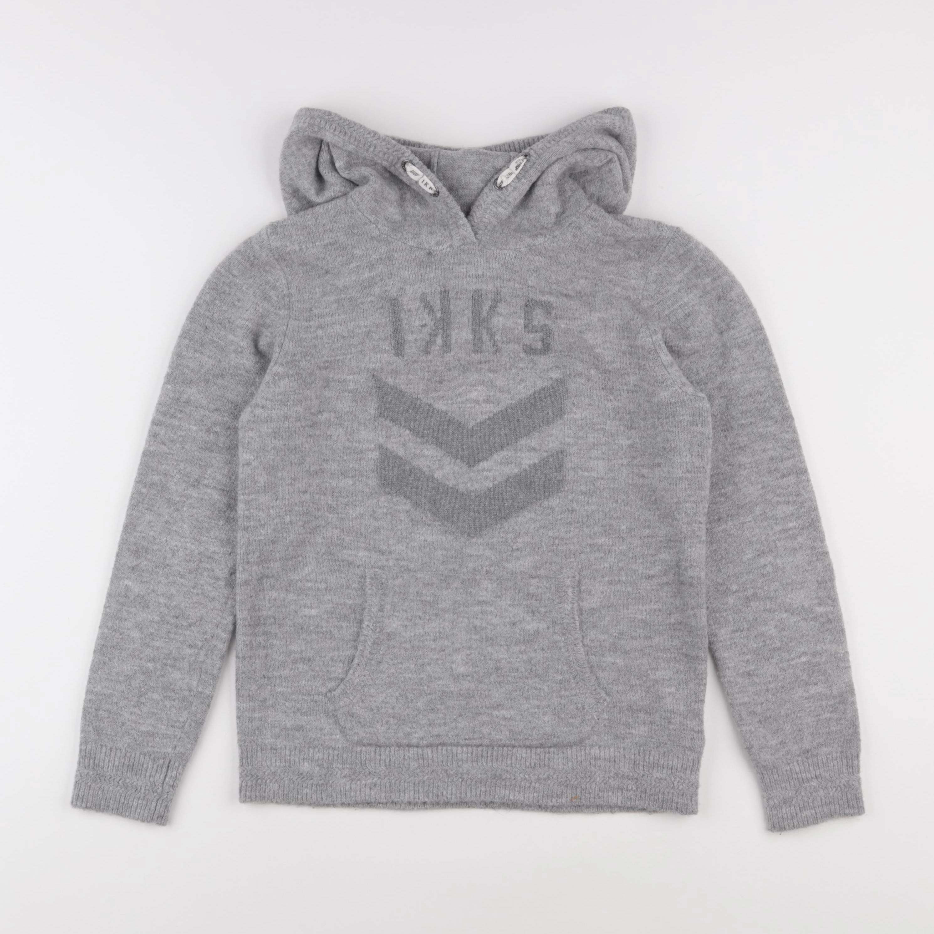 IKKS - pull gris - 10 ans