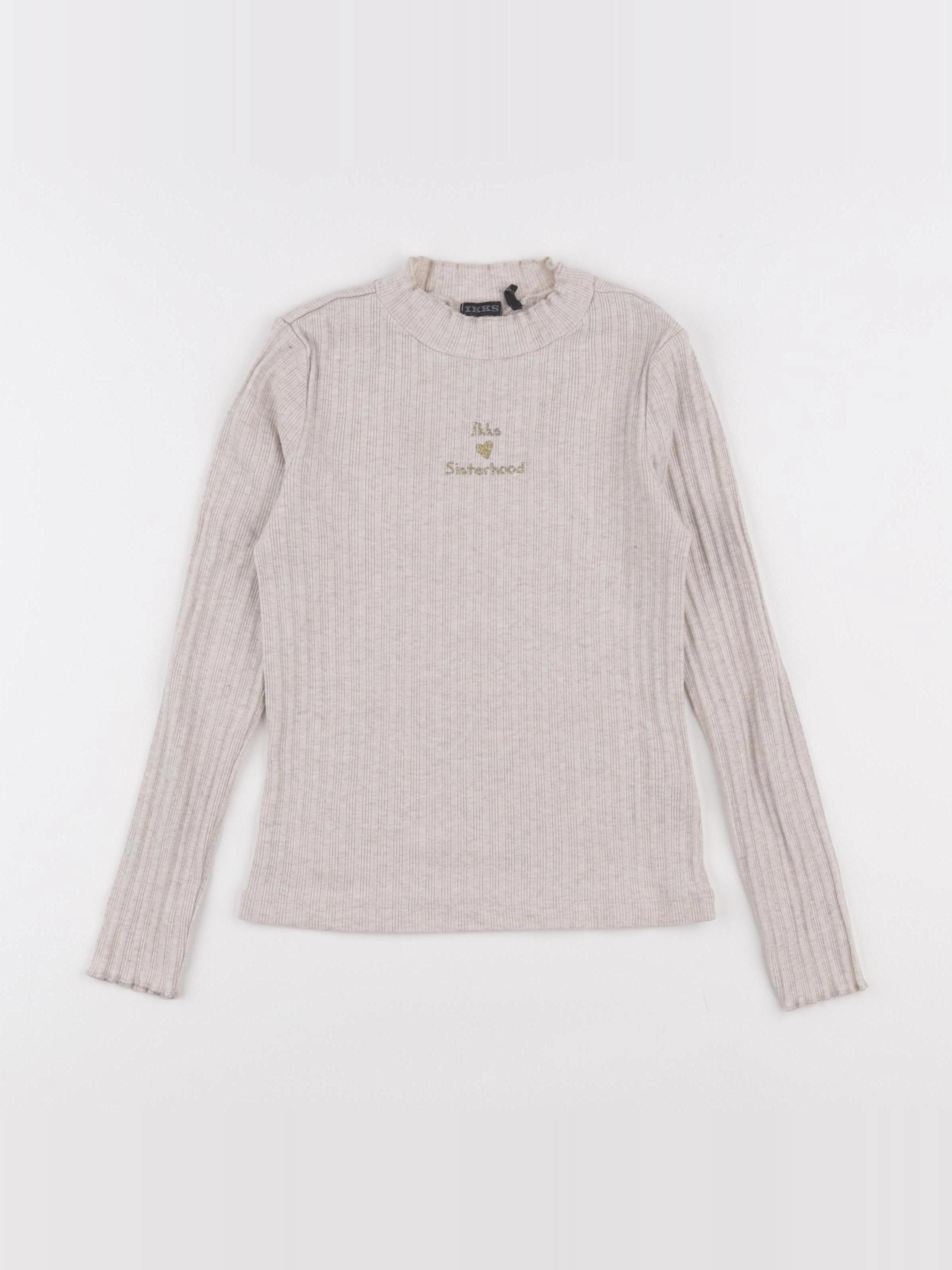 IKKS - sous-pull beige - 8 ans