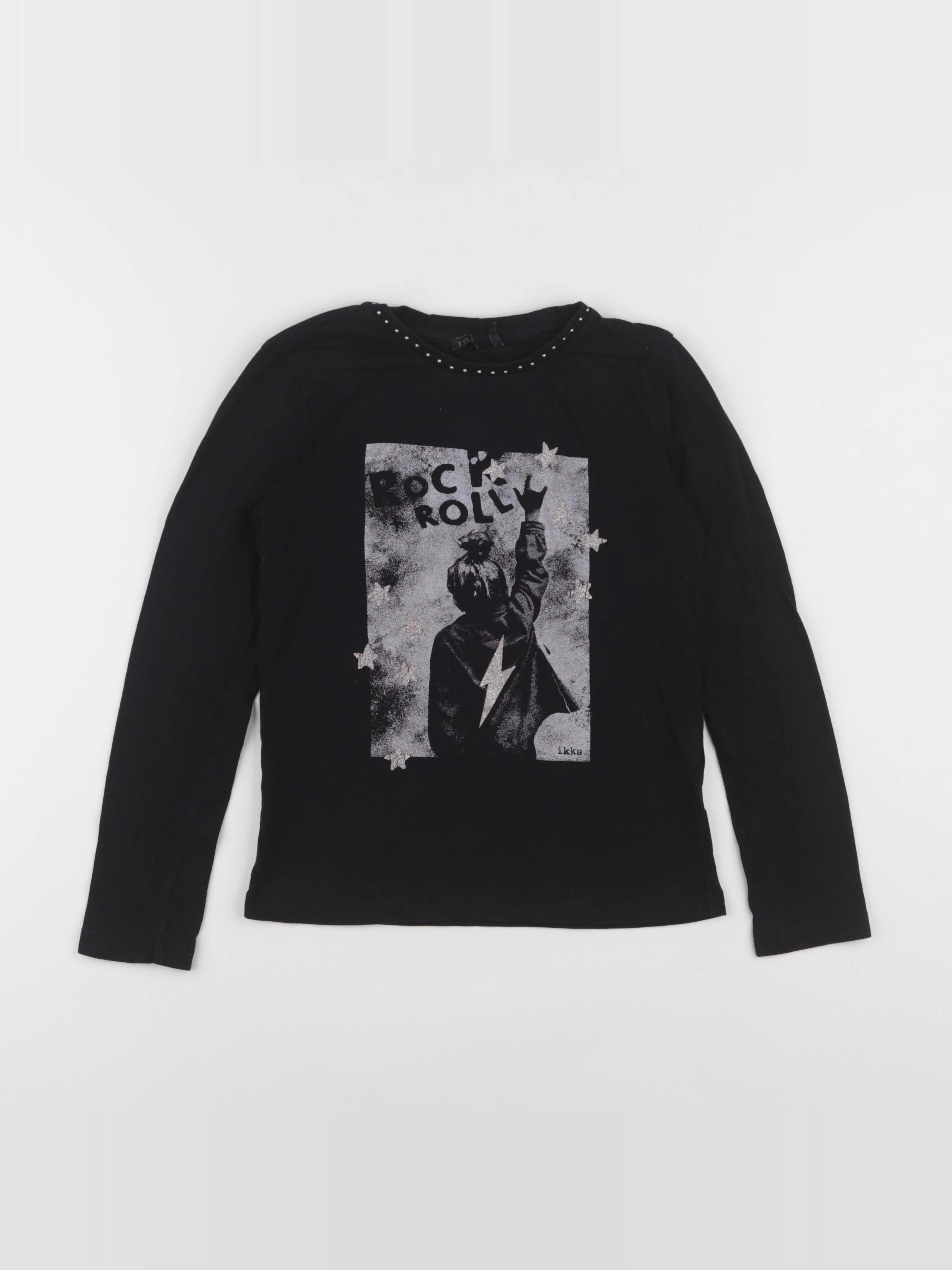 IKKS - tee-shirt noir - 8 ans