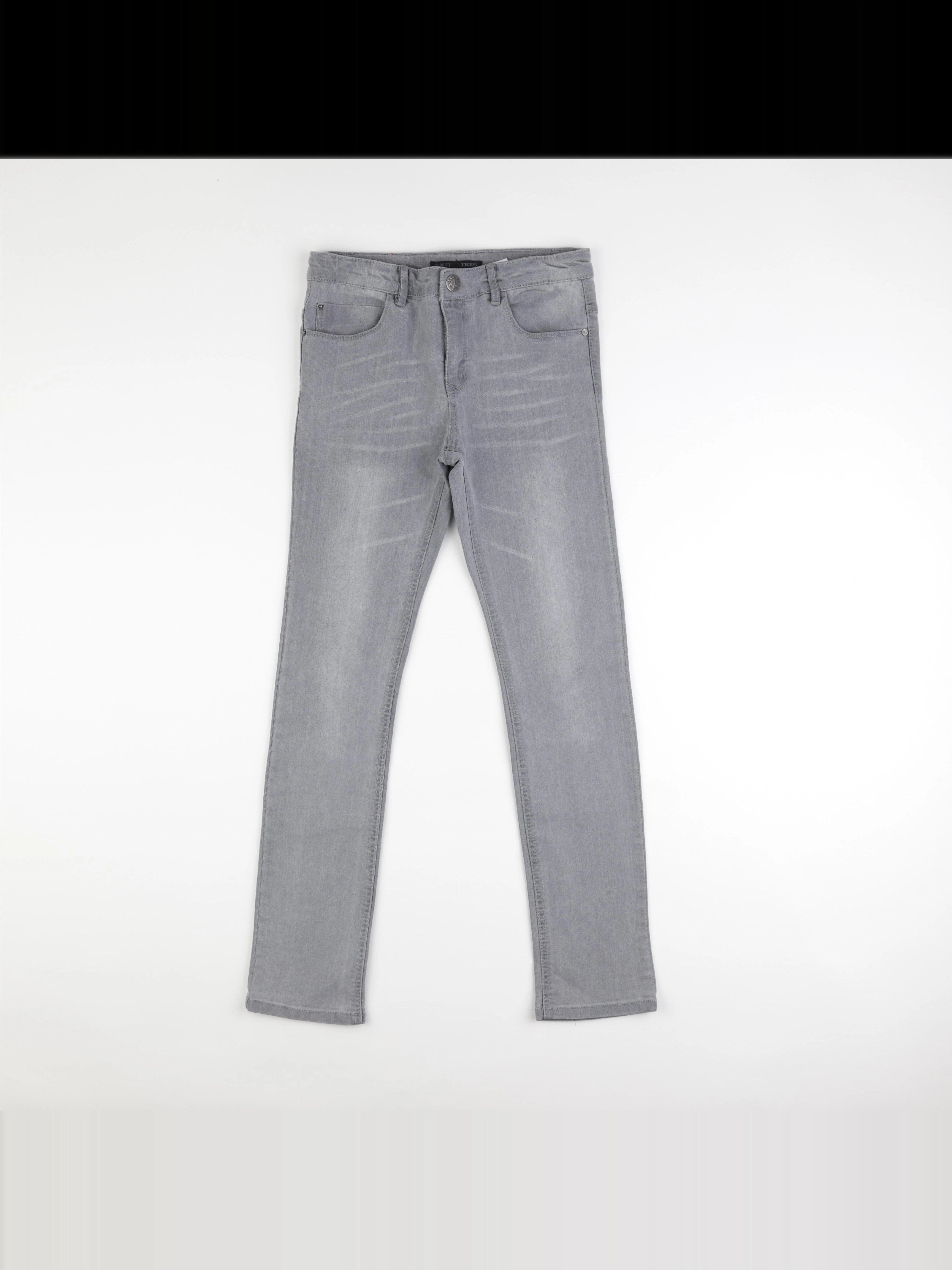 IKKS - jean gris - 12 ans