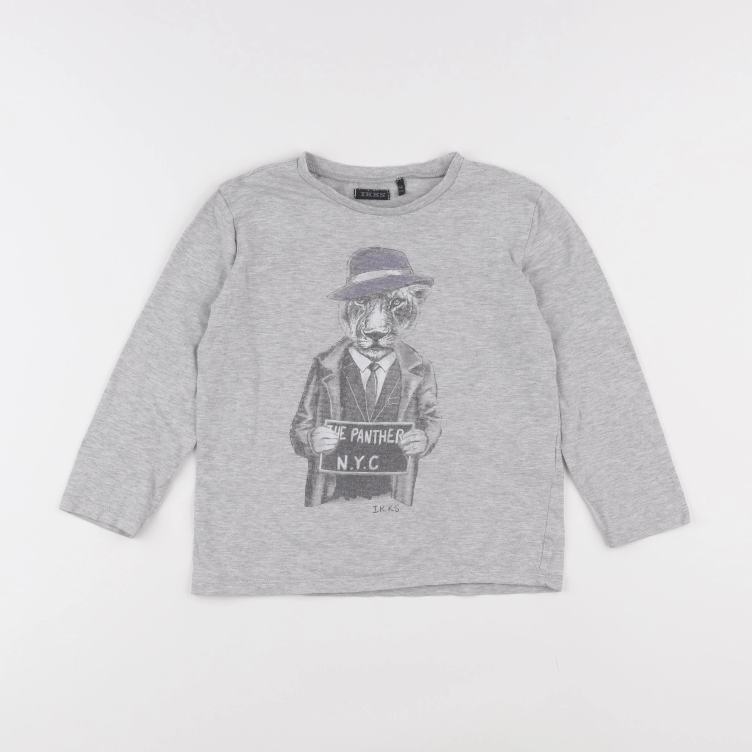 IKKS - tee-shirt gris - 4 ans