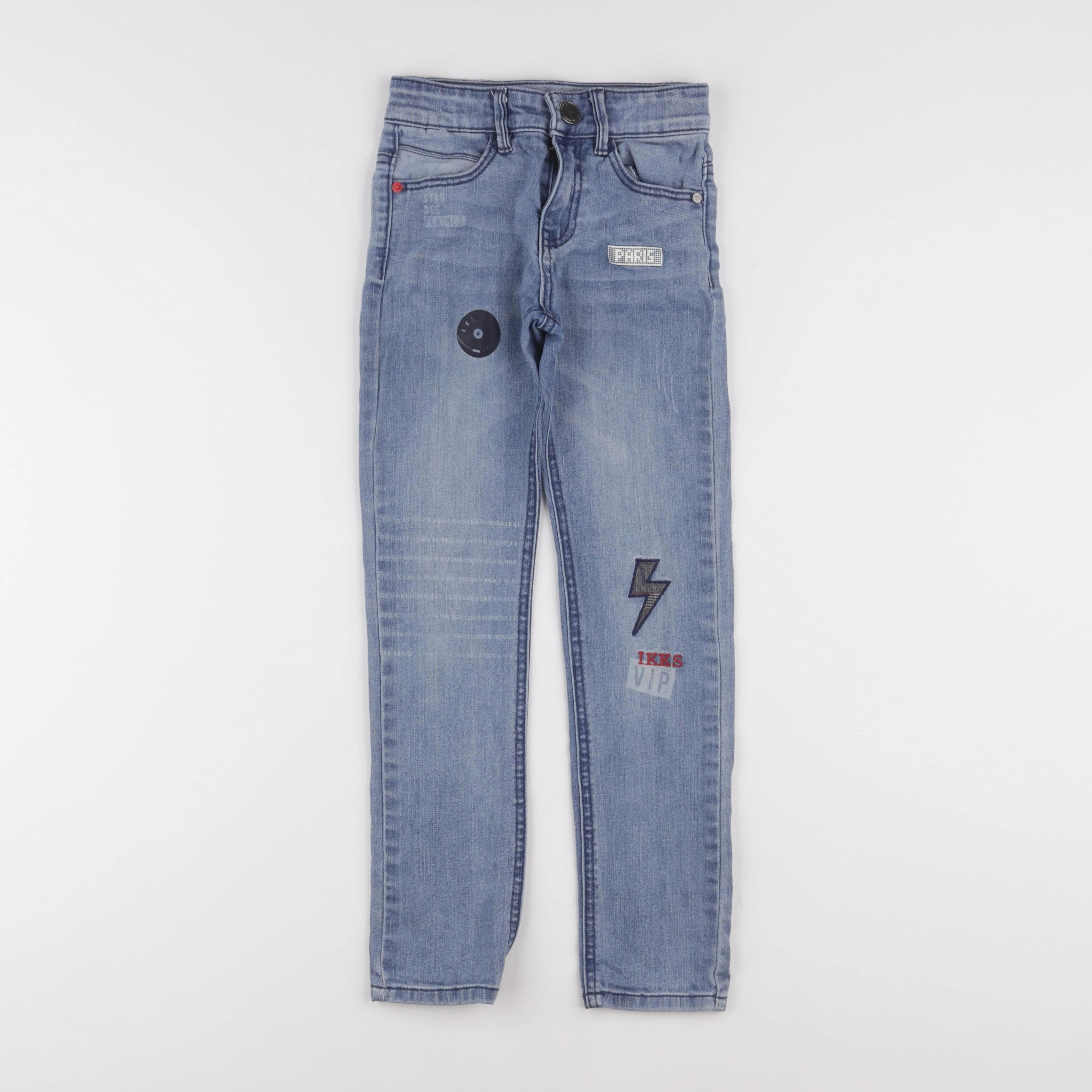 IKKS - jean bleu - 7 ans
