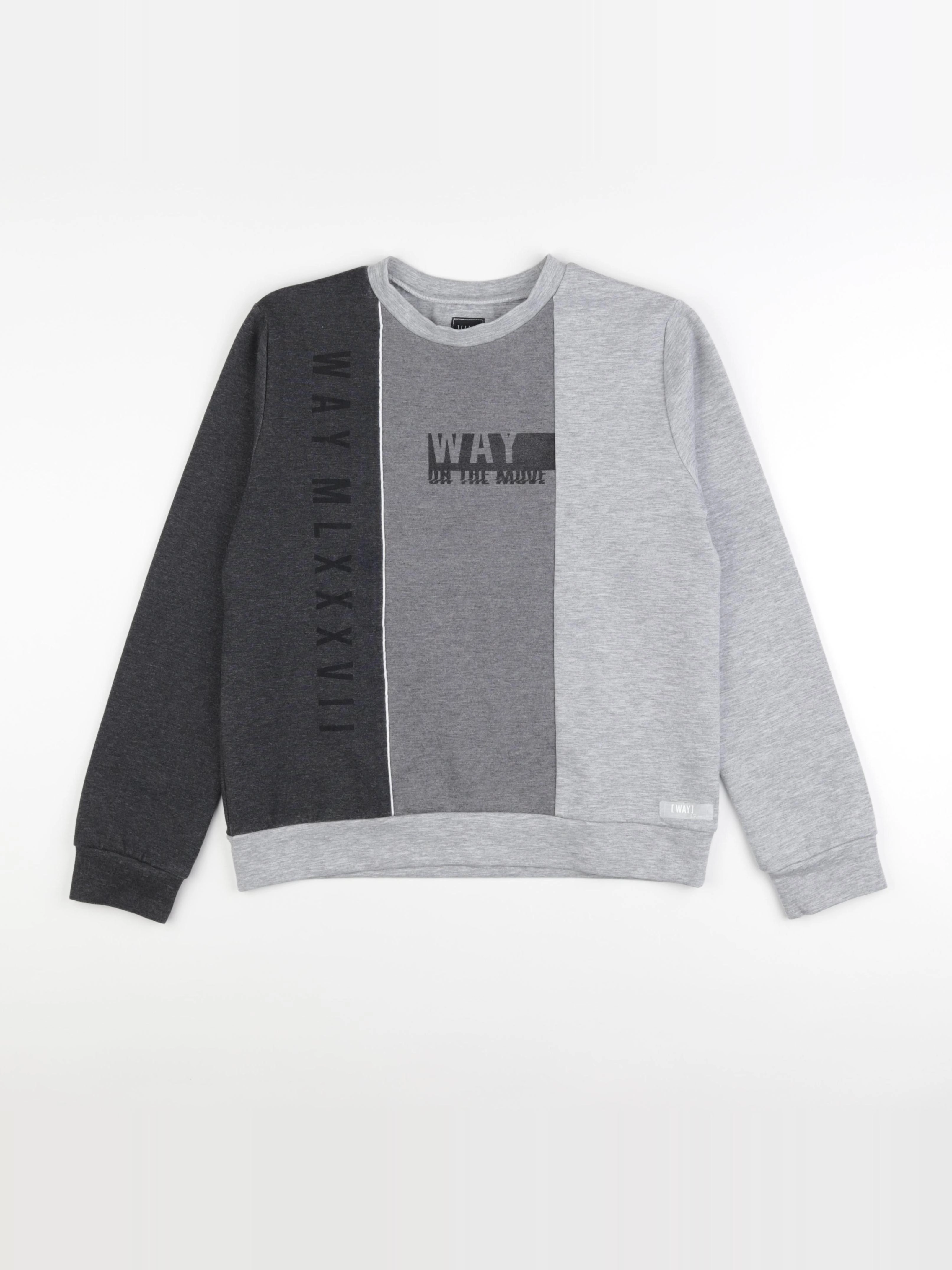 IKKS - sweat gris - 14 ans