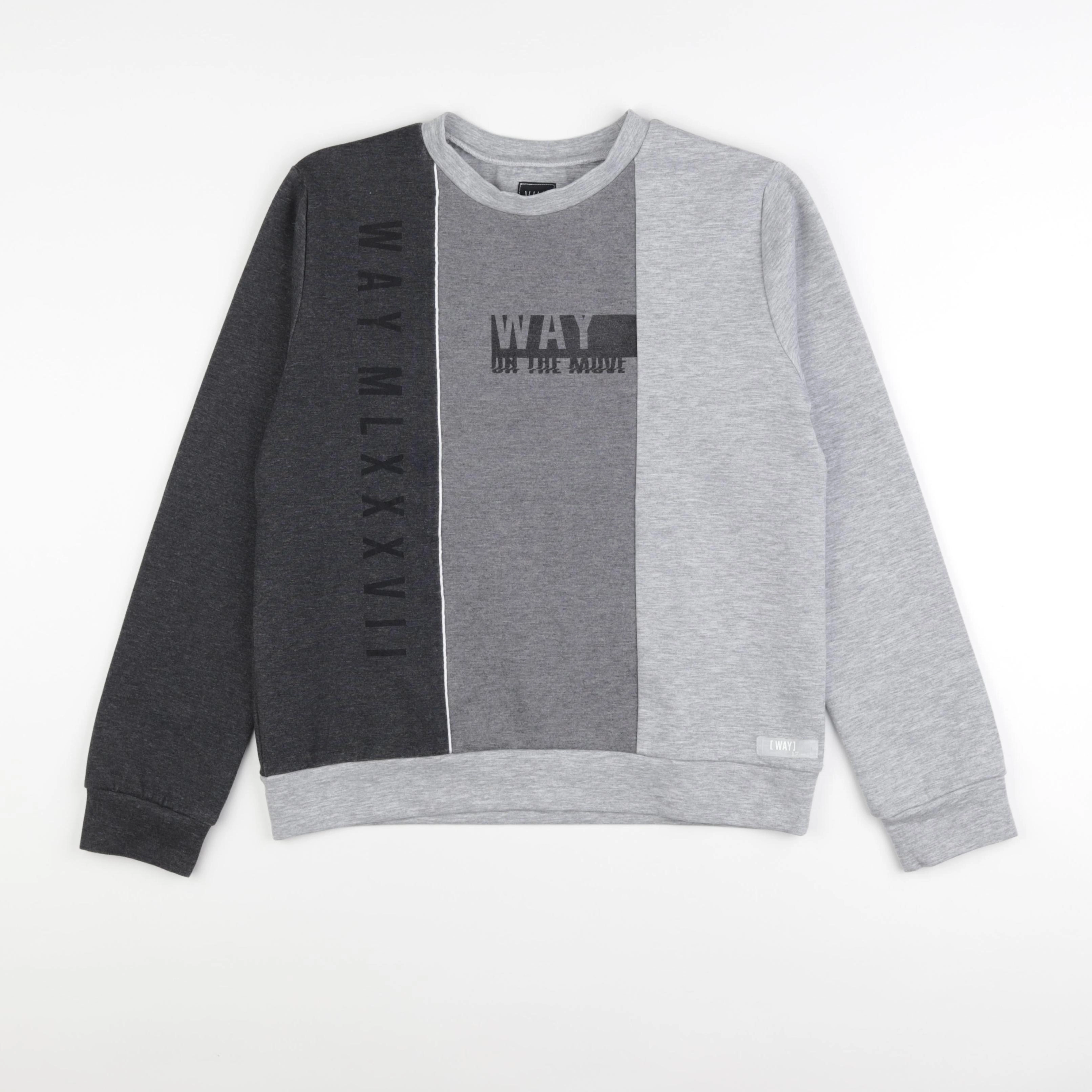 IKKS - sweat gris - 14 ans