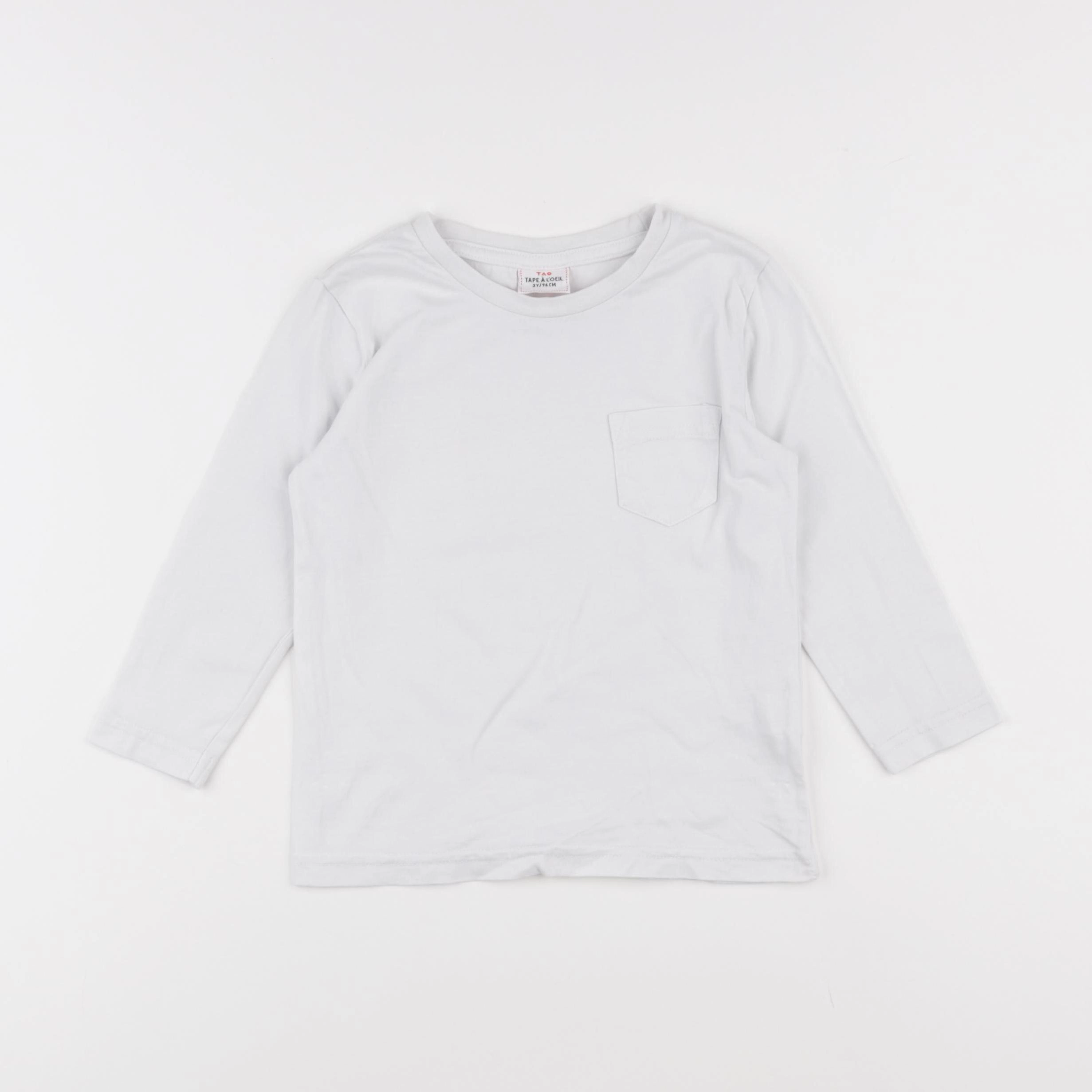 Tape à l'oeil - tee-shirt blanc - 3 ans