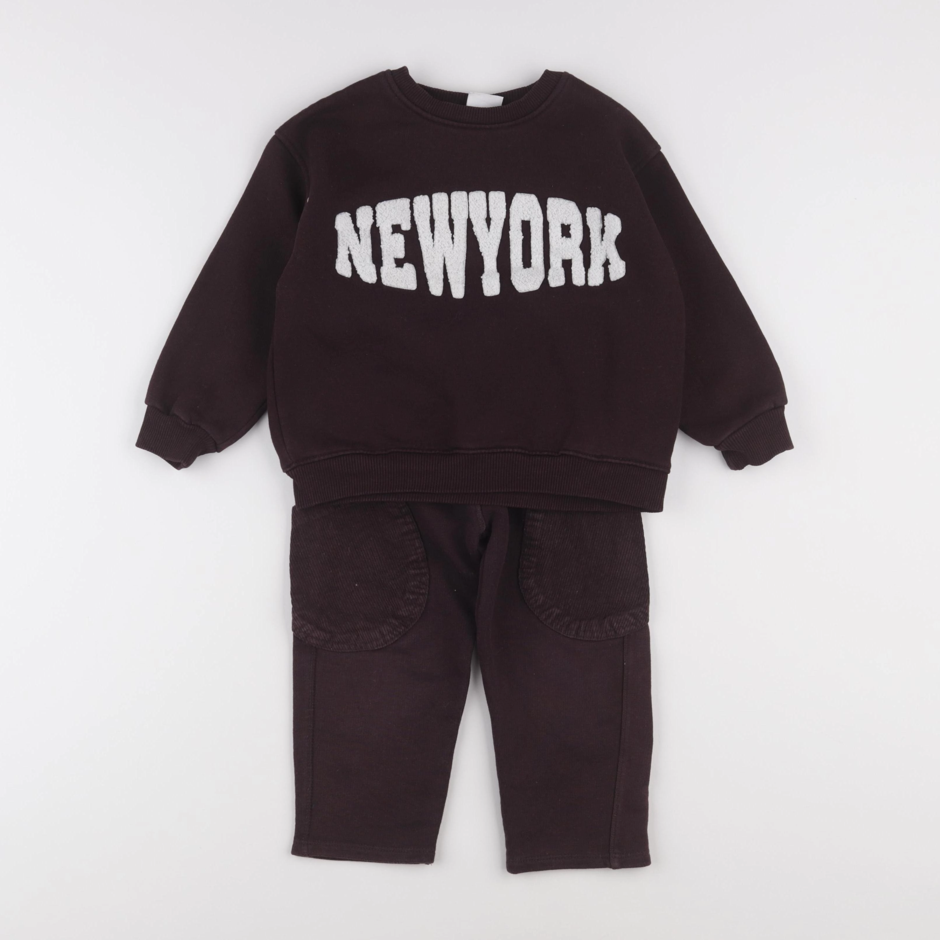 Zara - ensemble taupe - 3/4 ans