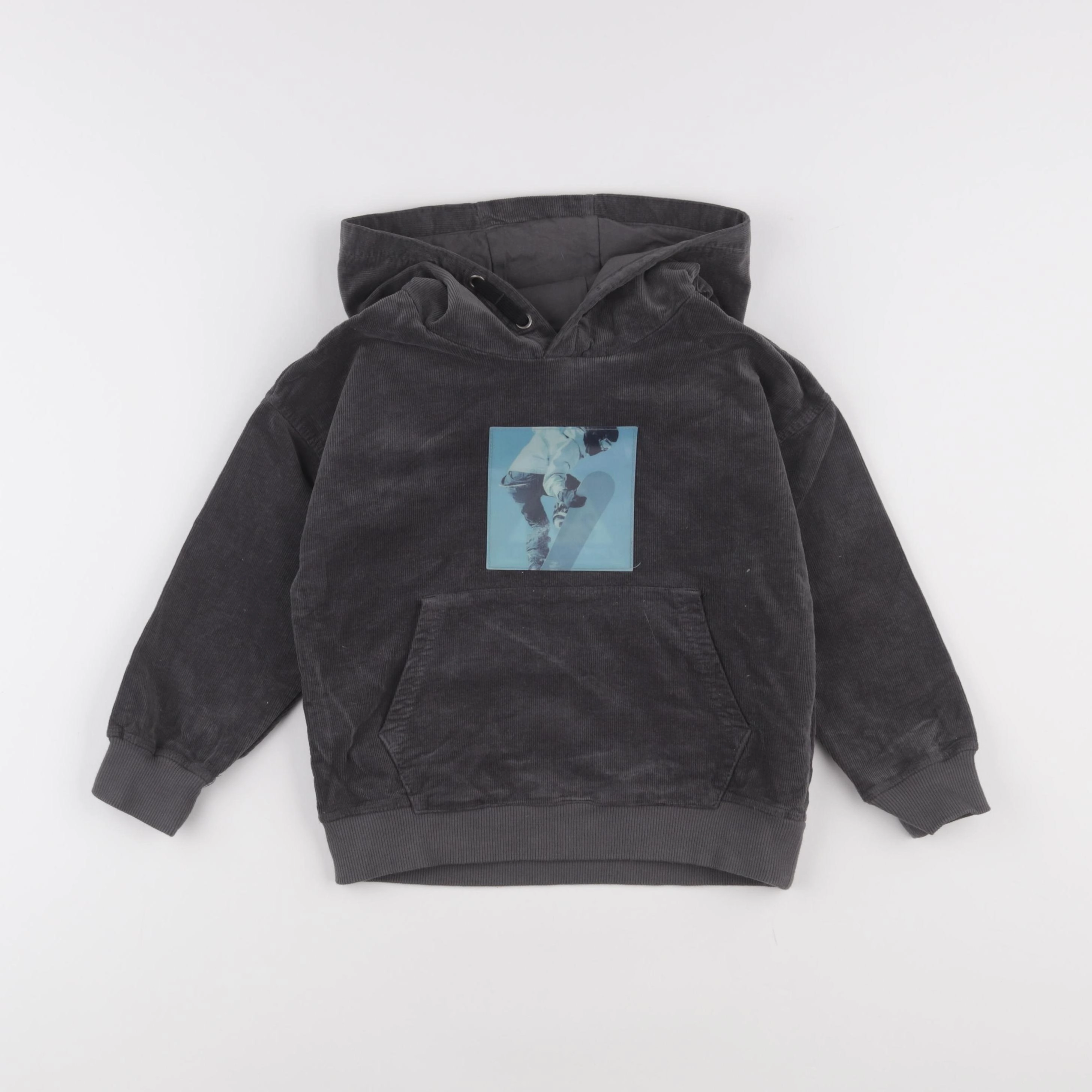IKKS - sweat velours vert - 4 ans