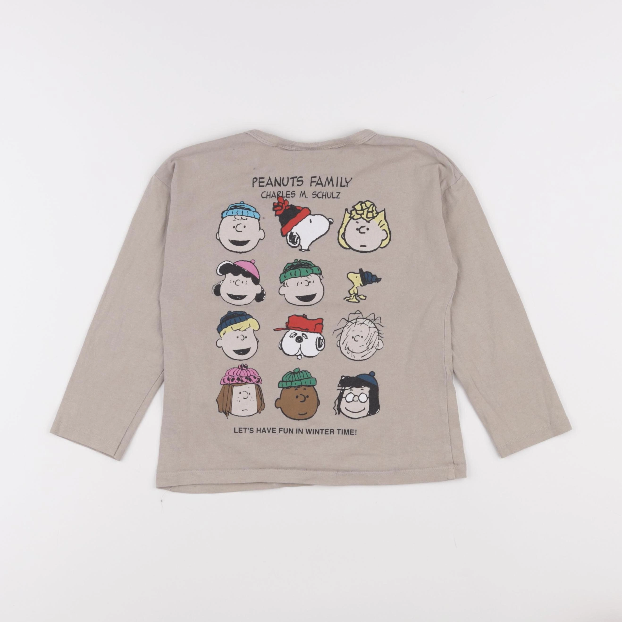 Zara - tee-shirt beige - 2/3 ans
