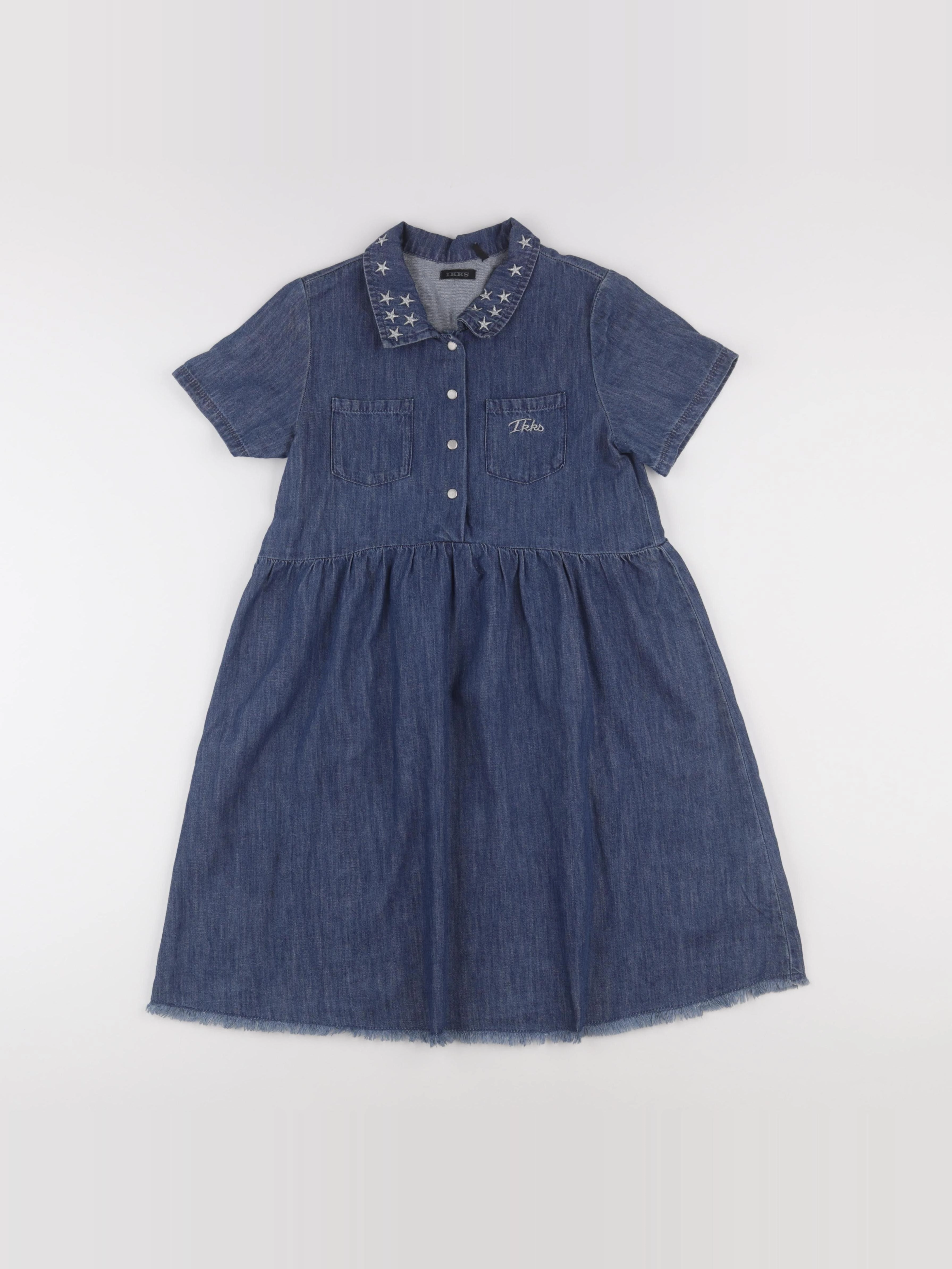 IKKS - robe bleu - 10 ans