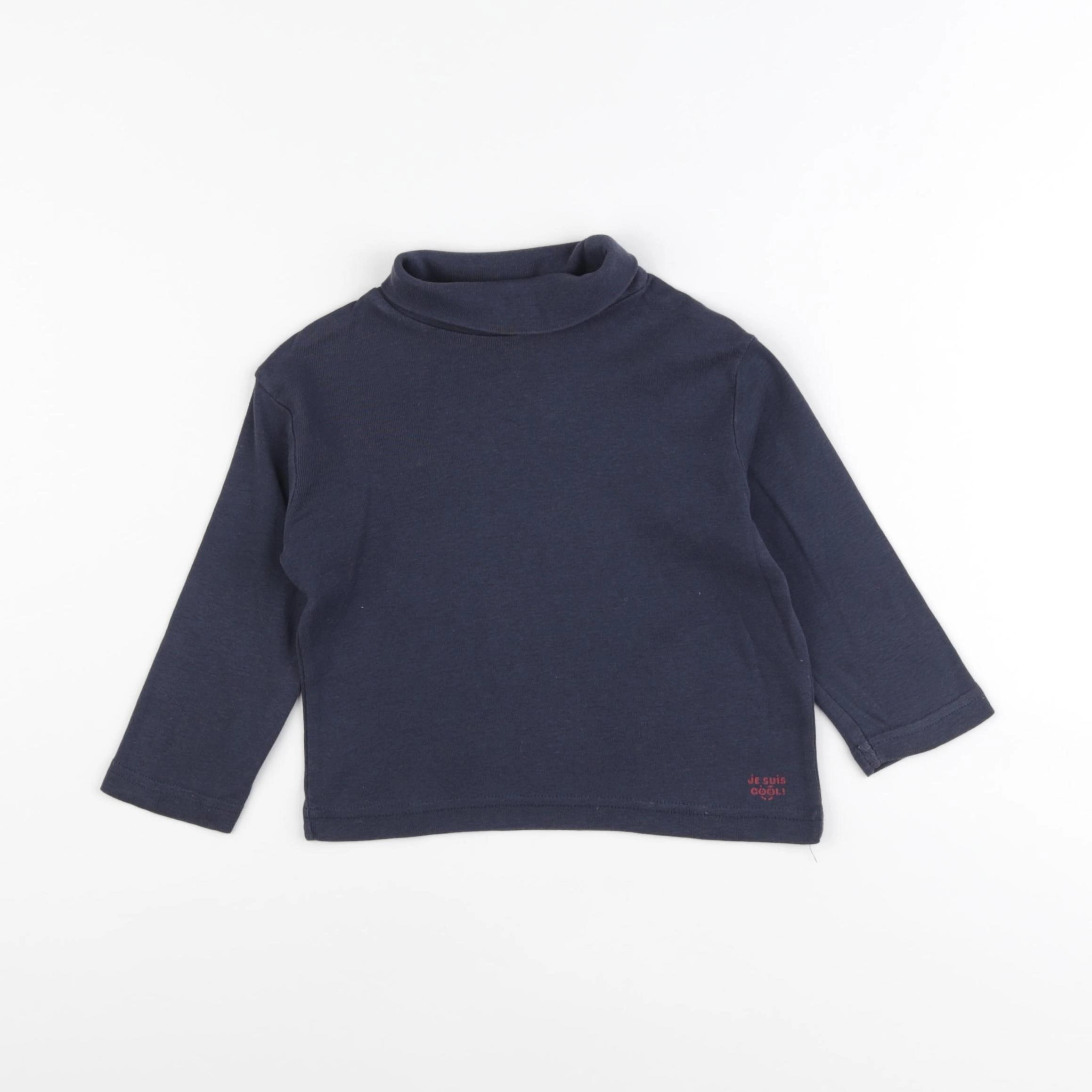Vertbaudet - sous-pull bleu - 2 ans