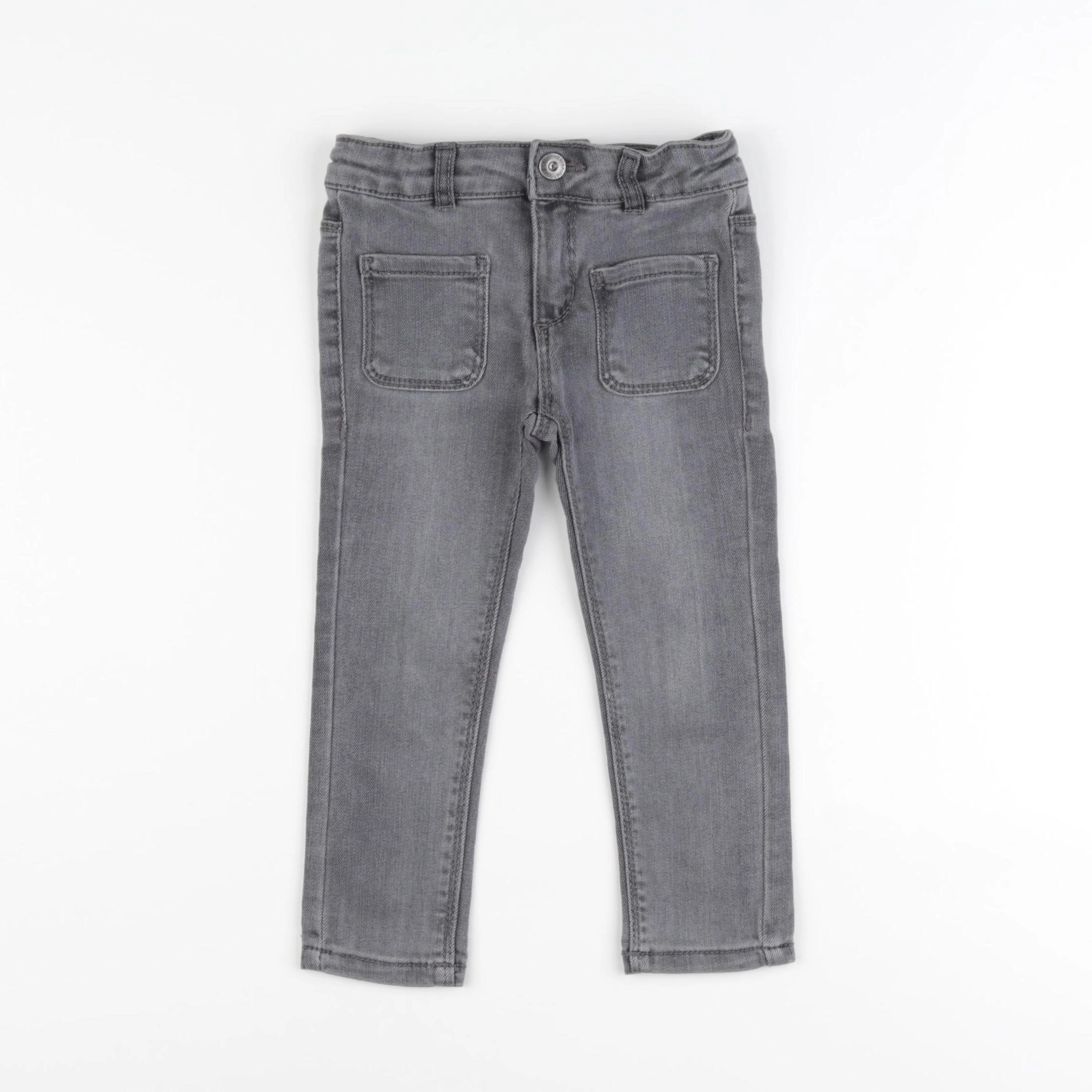 Vertbaudet - jean gris - 2 ans