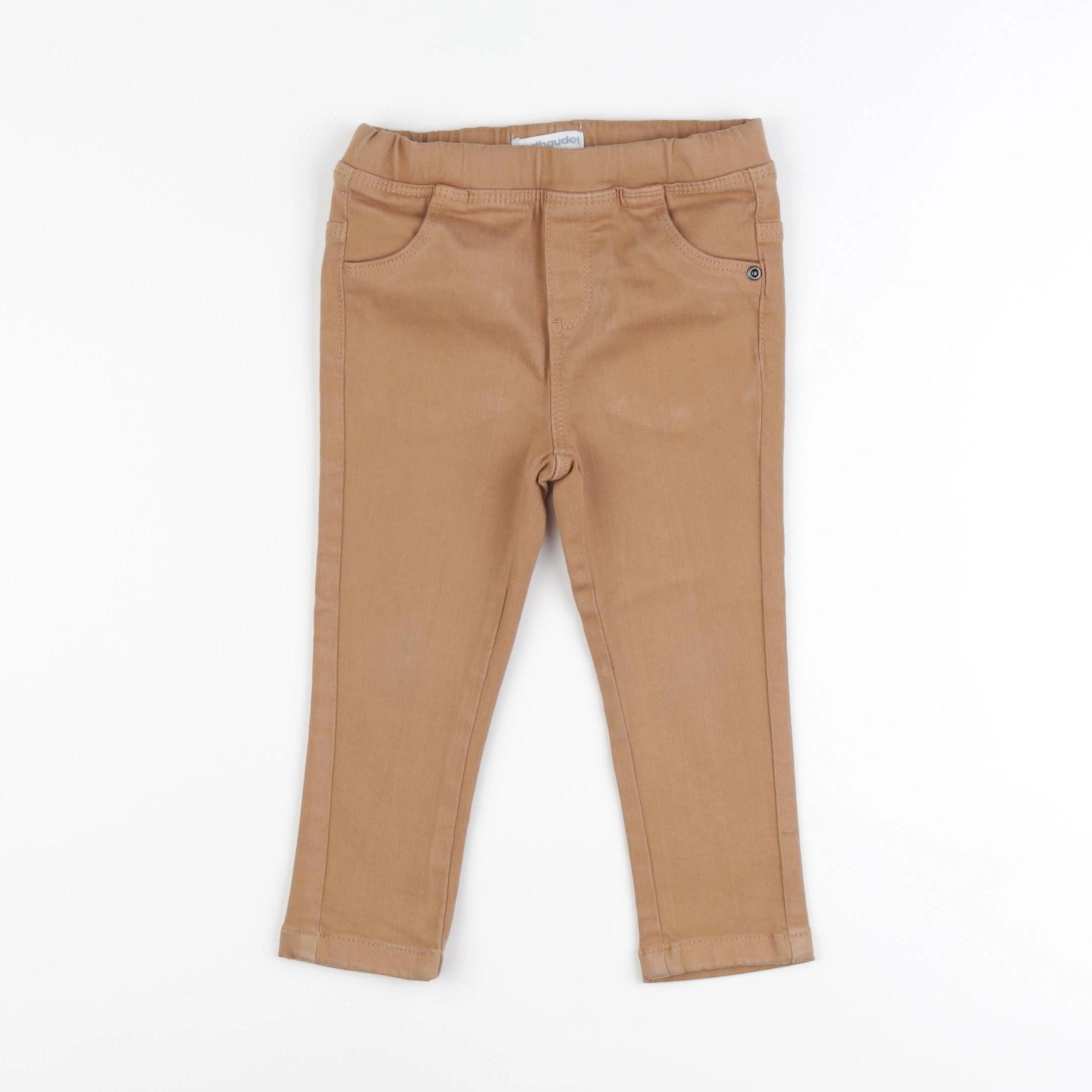 Vertbaudet - jegging marron - 24 mois