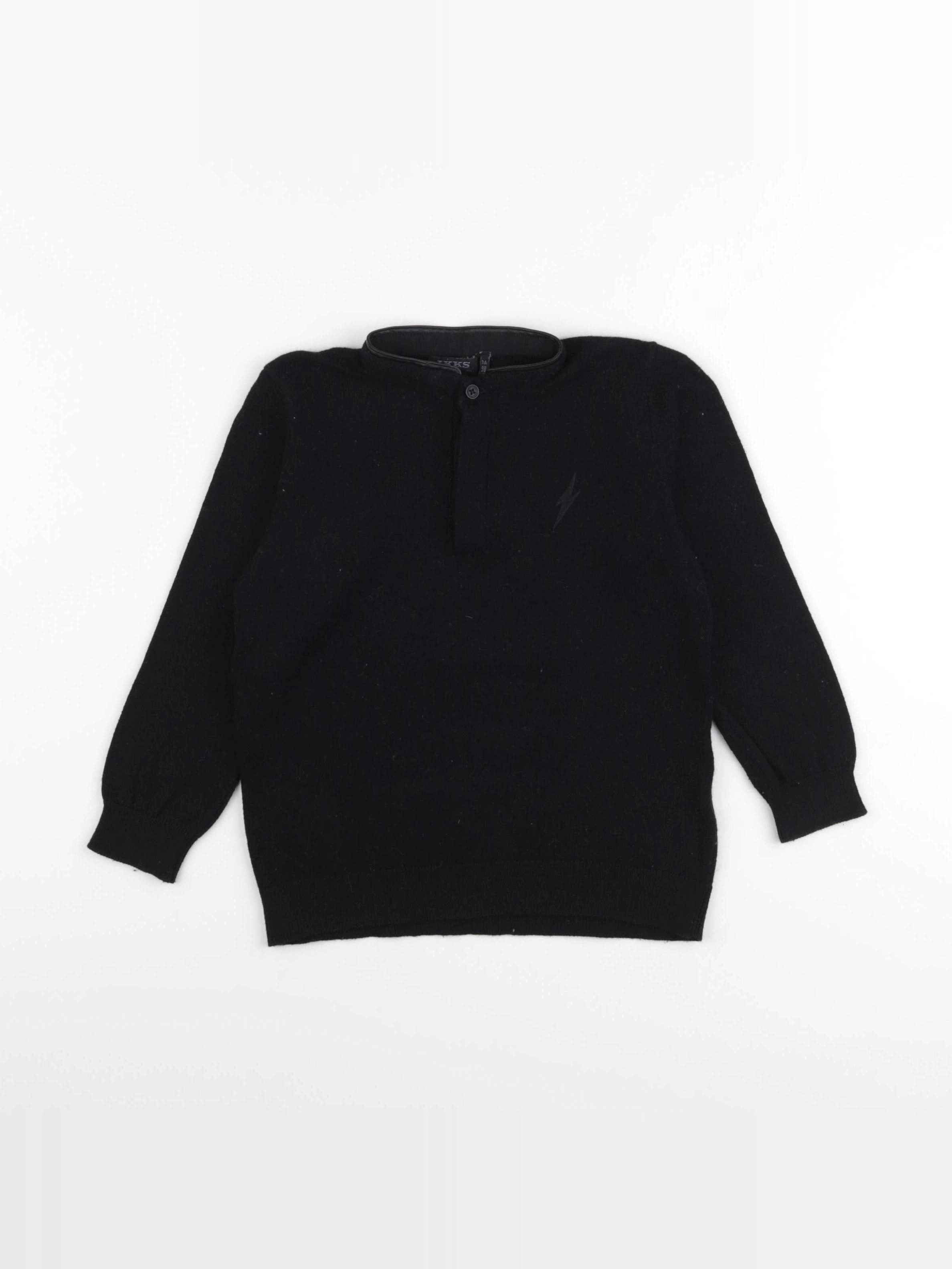 IKKS - pull noir - 3 ans