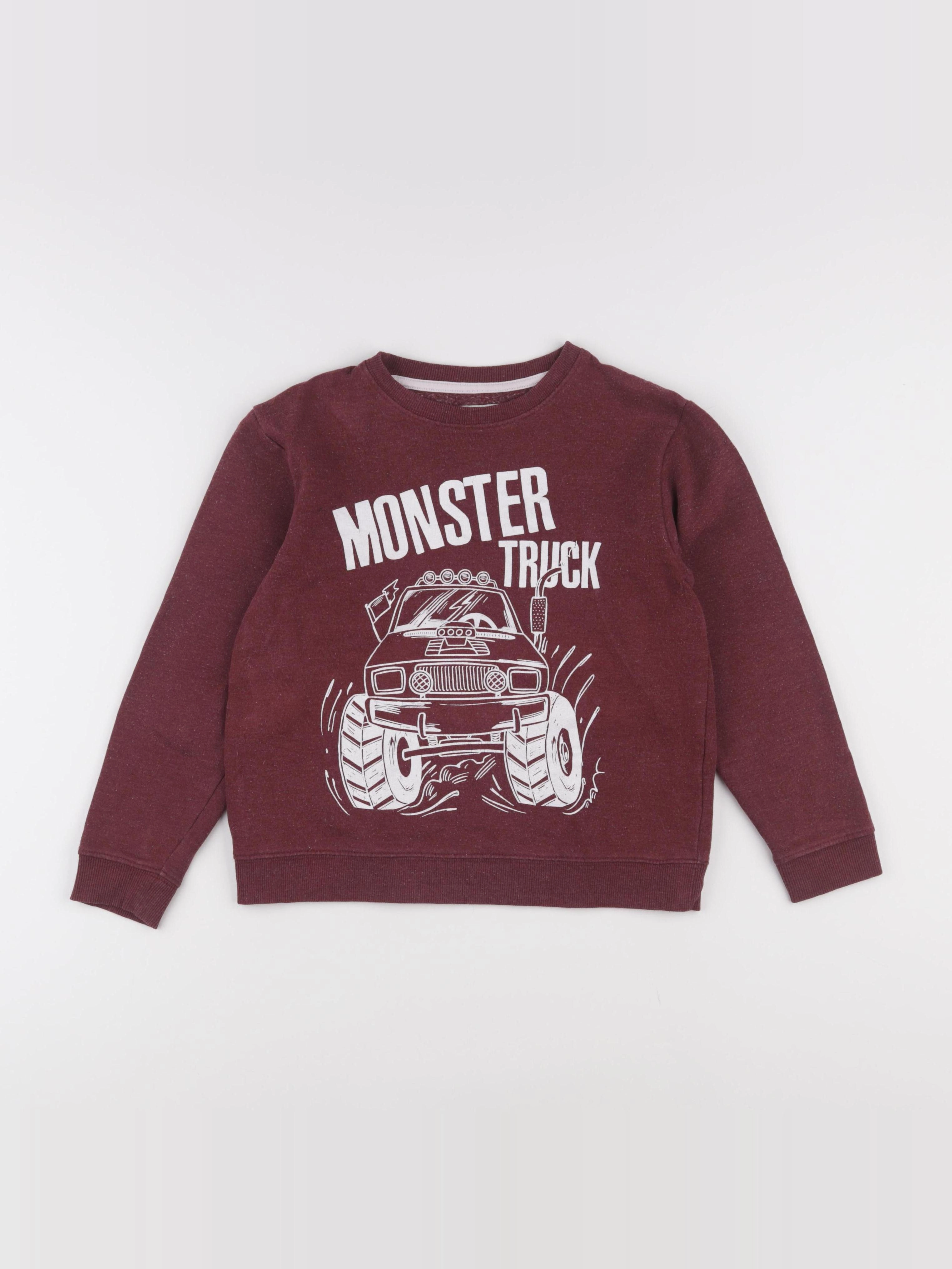 Vertbaudet - sweat violet - 10 ans
