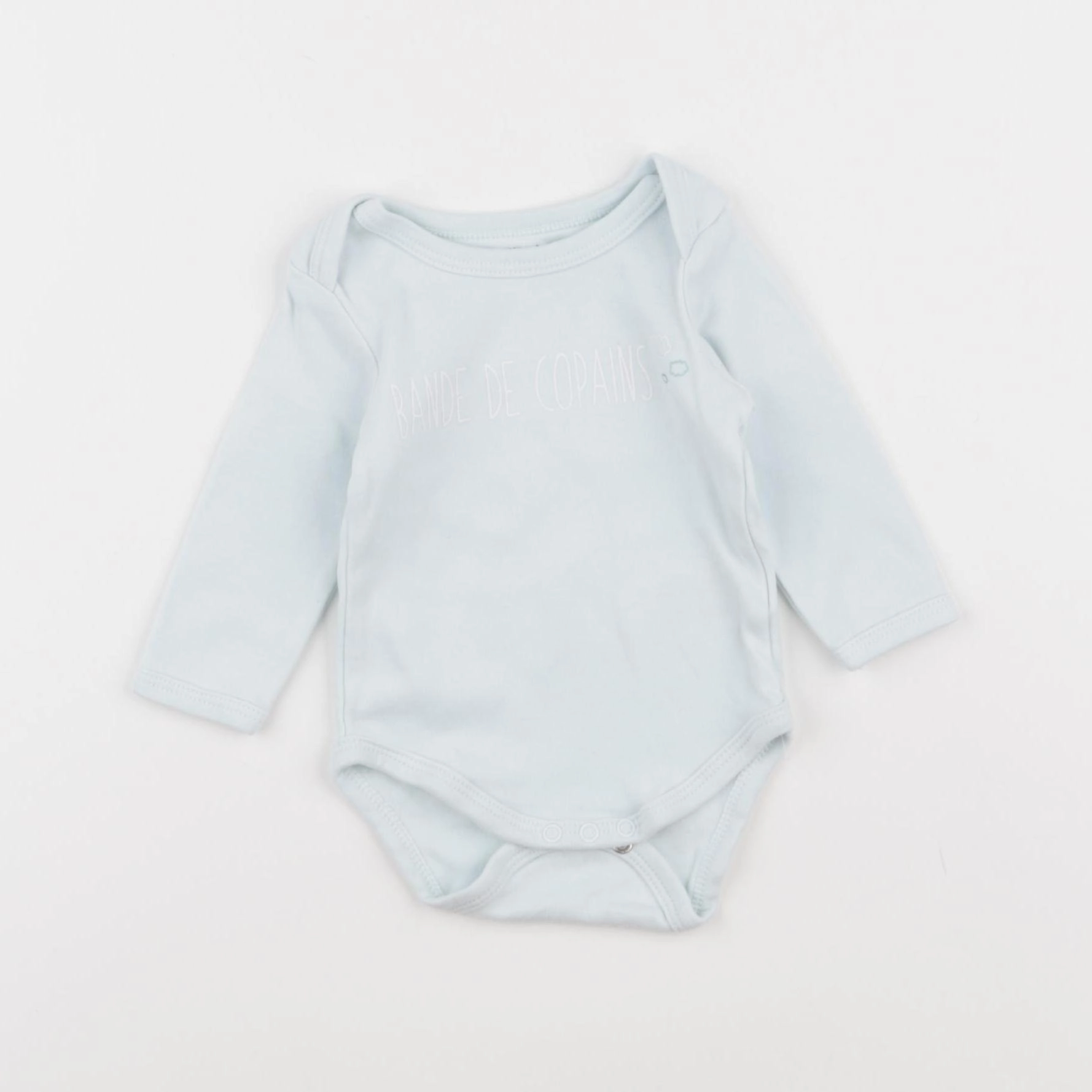 Vertbaudet - body bleu - 3 mois