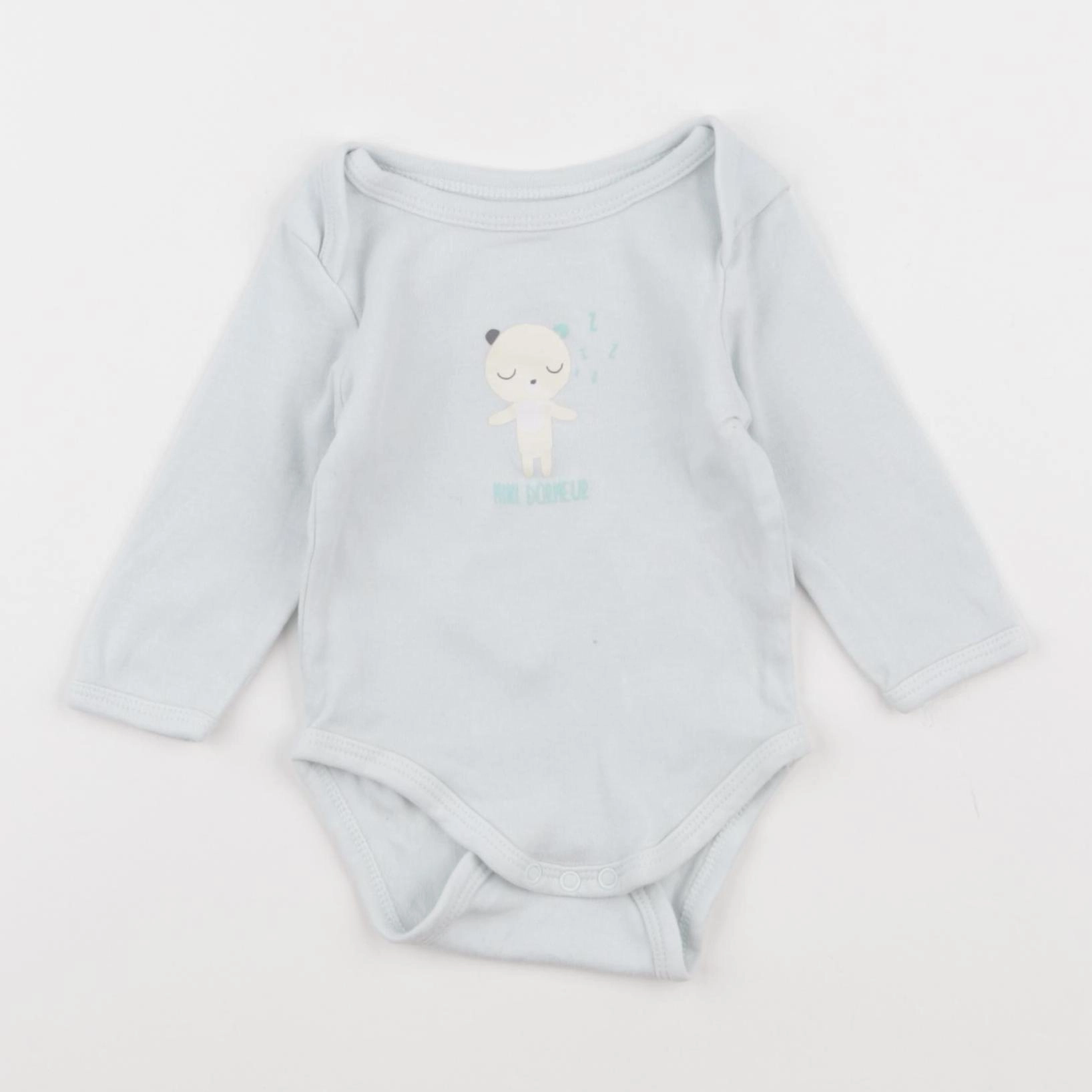Vertbaudet - body bleu - 3 mois