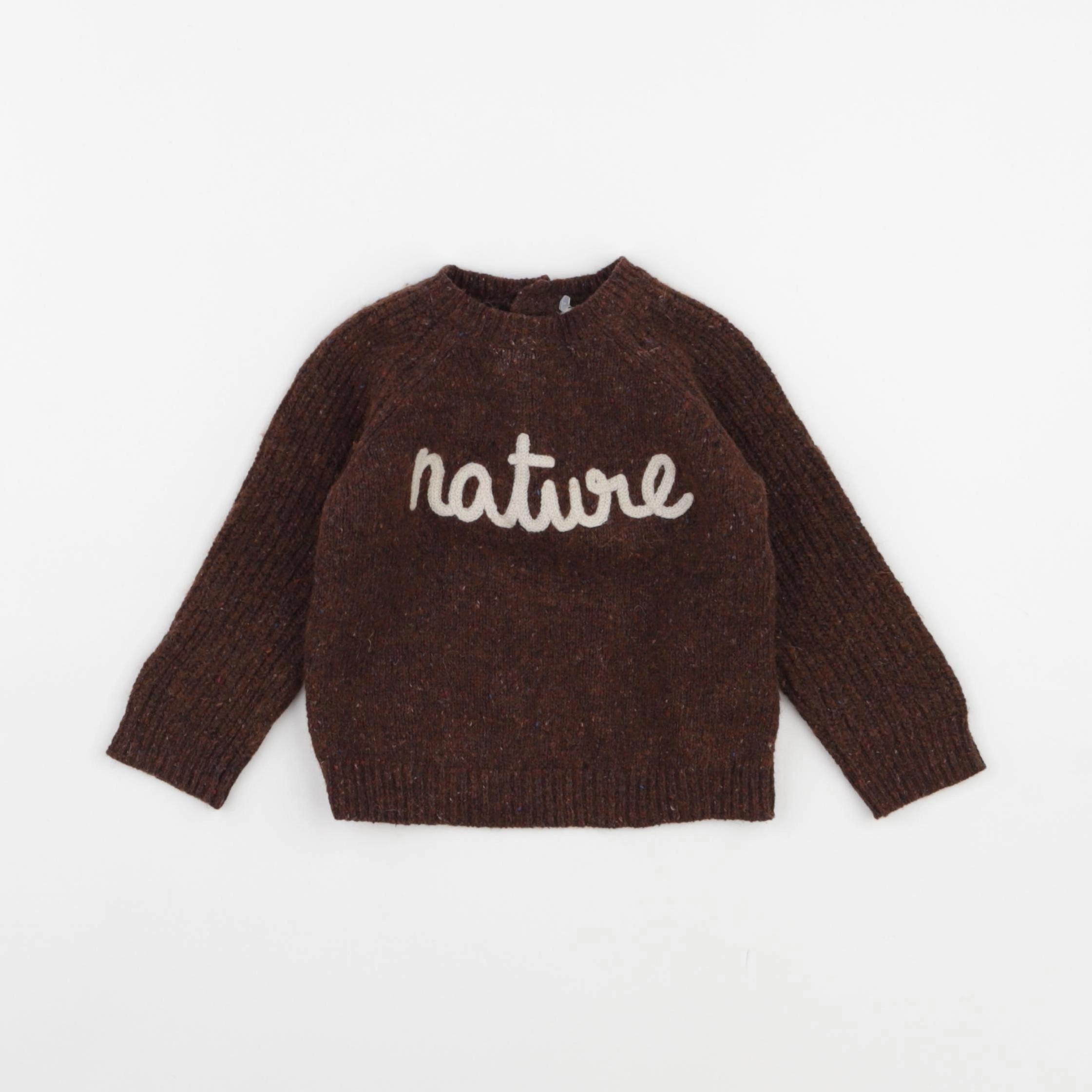 Boutchou - pull marron - 9 mois