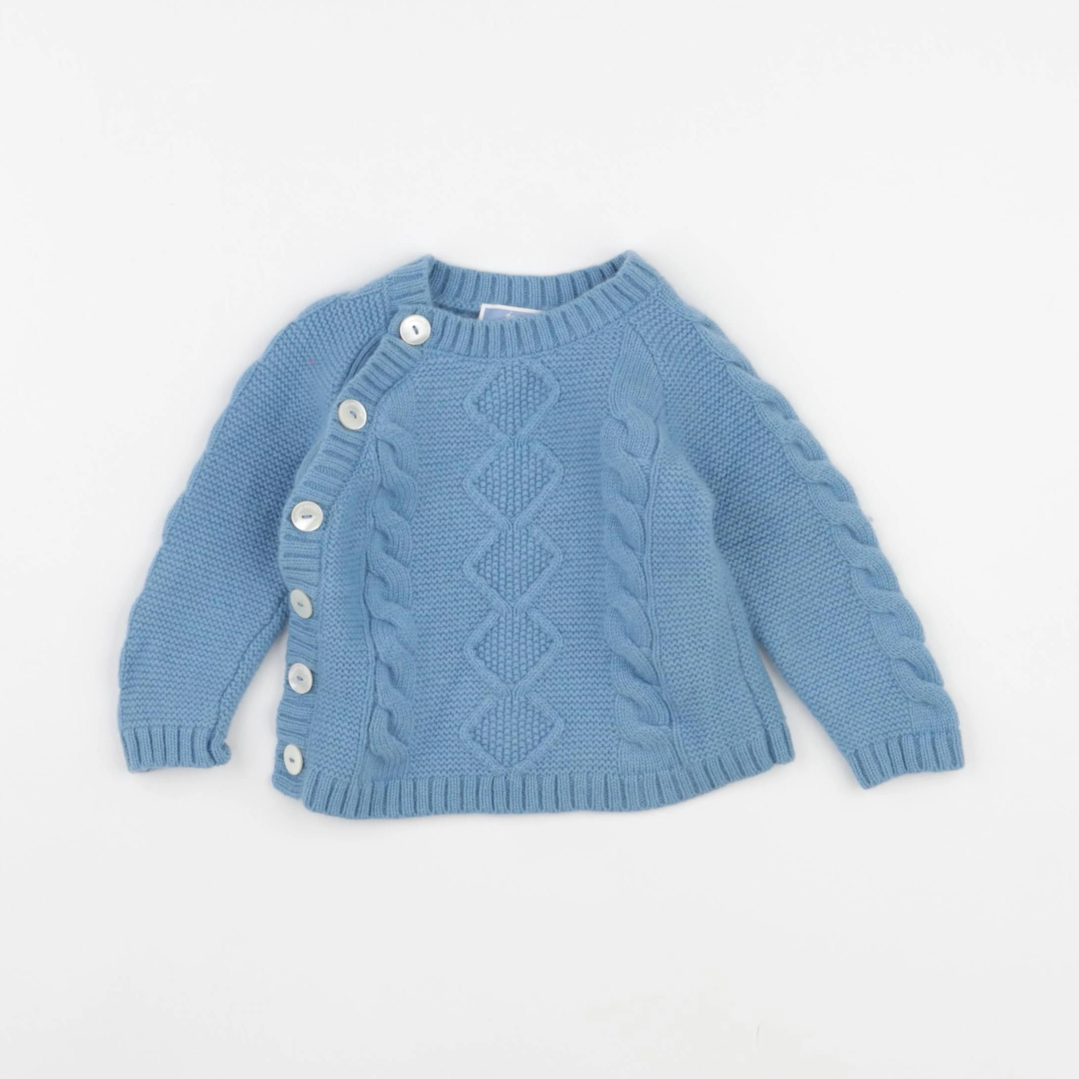 Jacadi - pull bleu - 12 mois