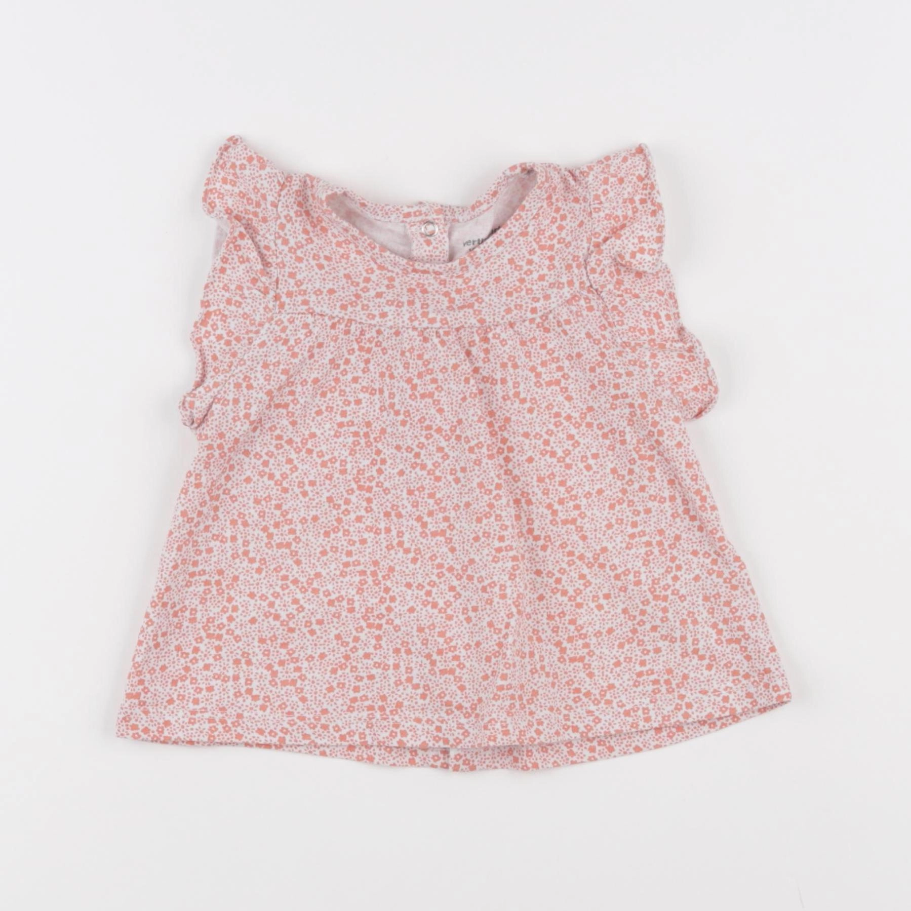 Vertbaudet - tee-shirt orange - 18 mois