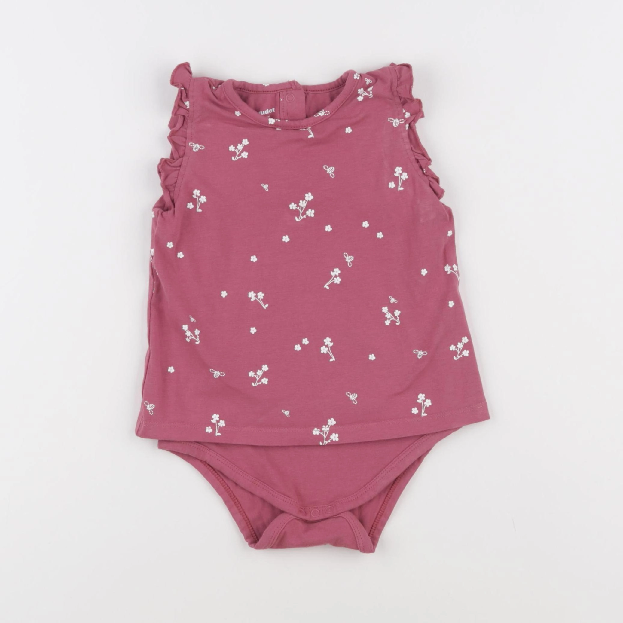 Vertbaudet - body tee-shirt violet - 18 mois