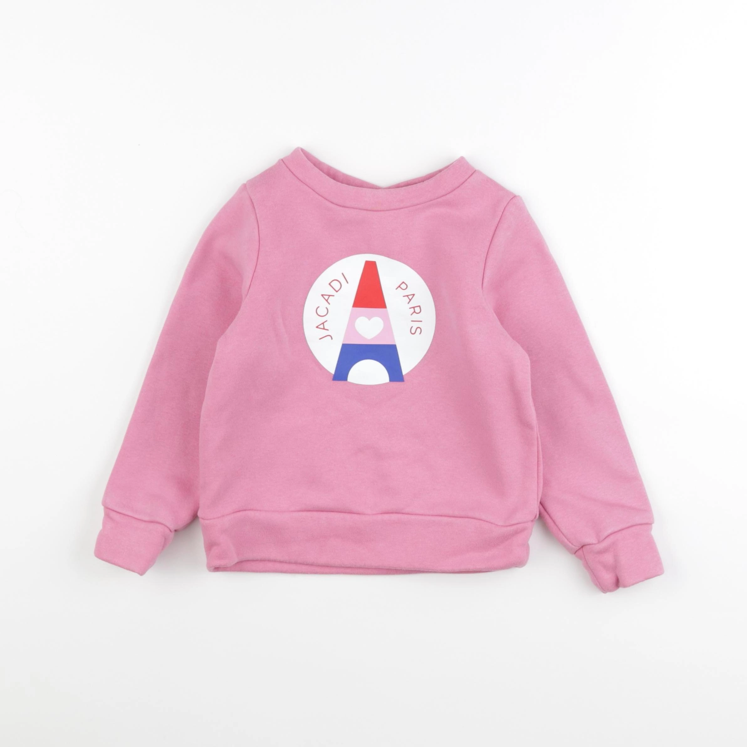 Jacadi - sweat rose - 3 ans