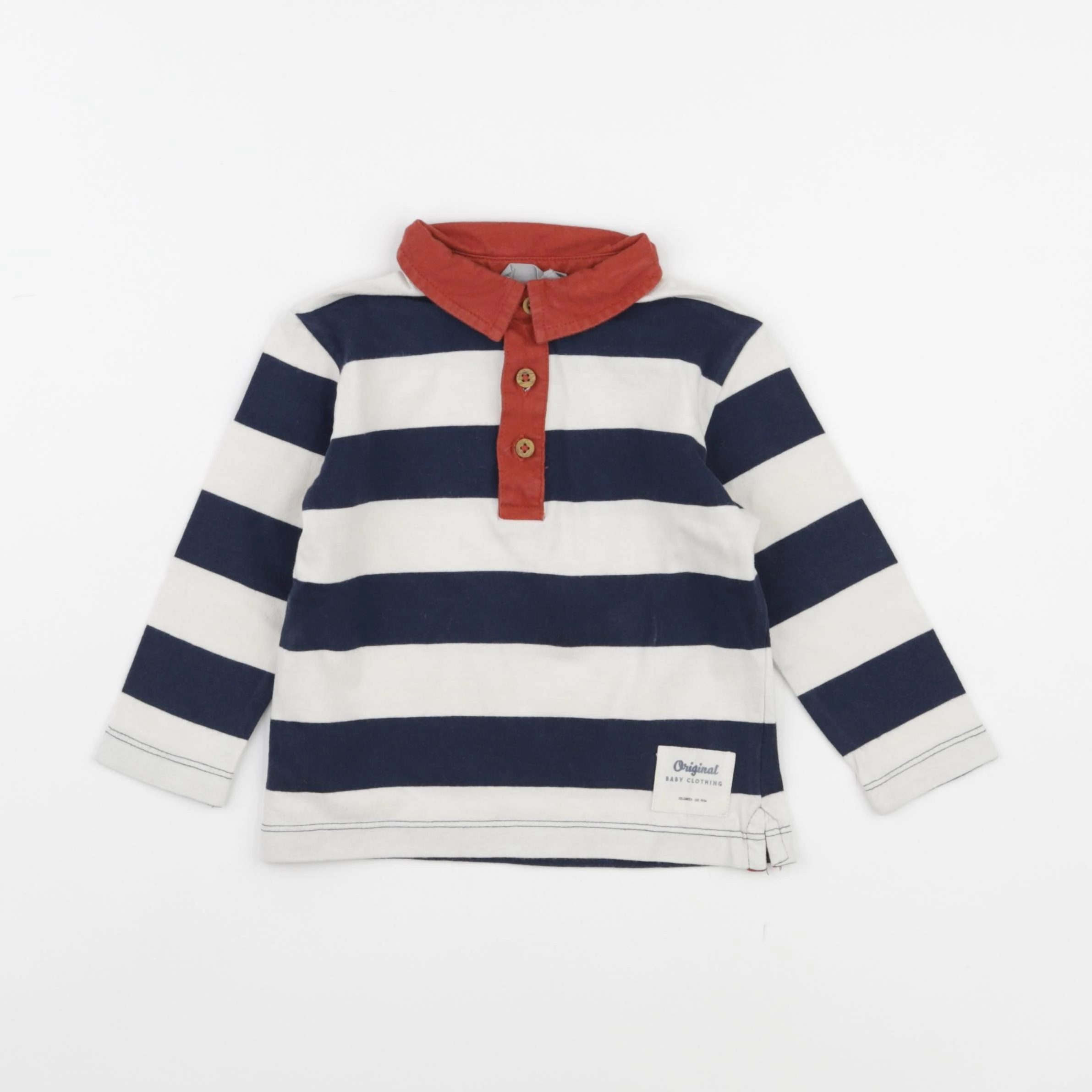 Boutchou - polo bleu - 18 mois
