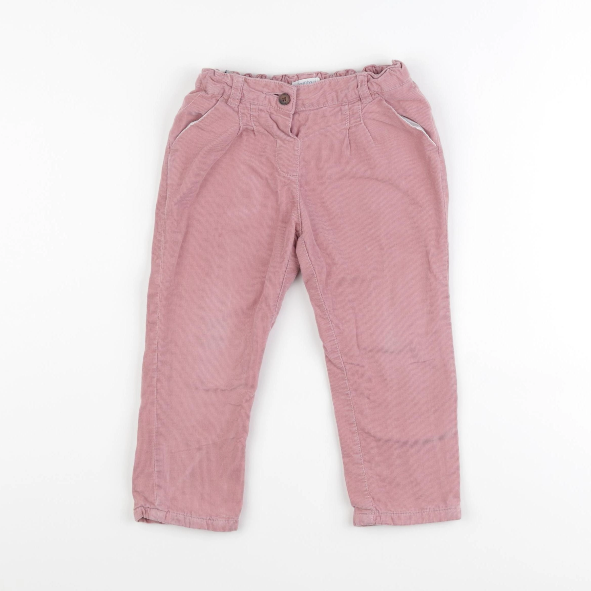 Boutchou - pantalon doublé rose - 36 mois