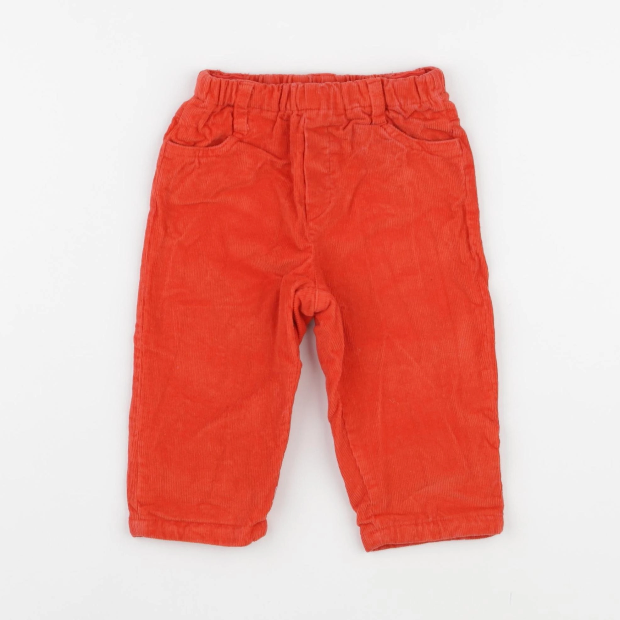 Jacadi - pantalon orange - 12 mois